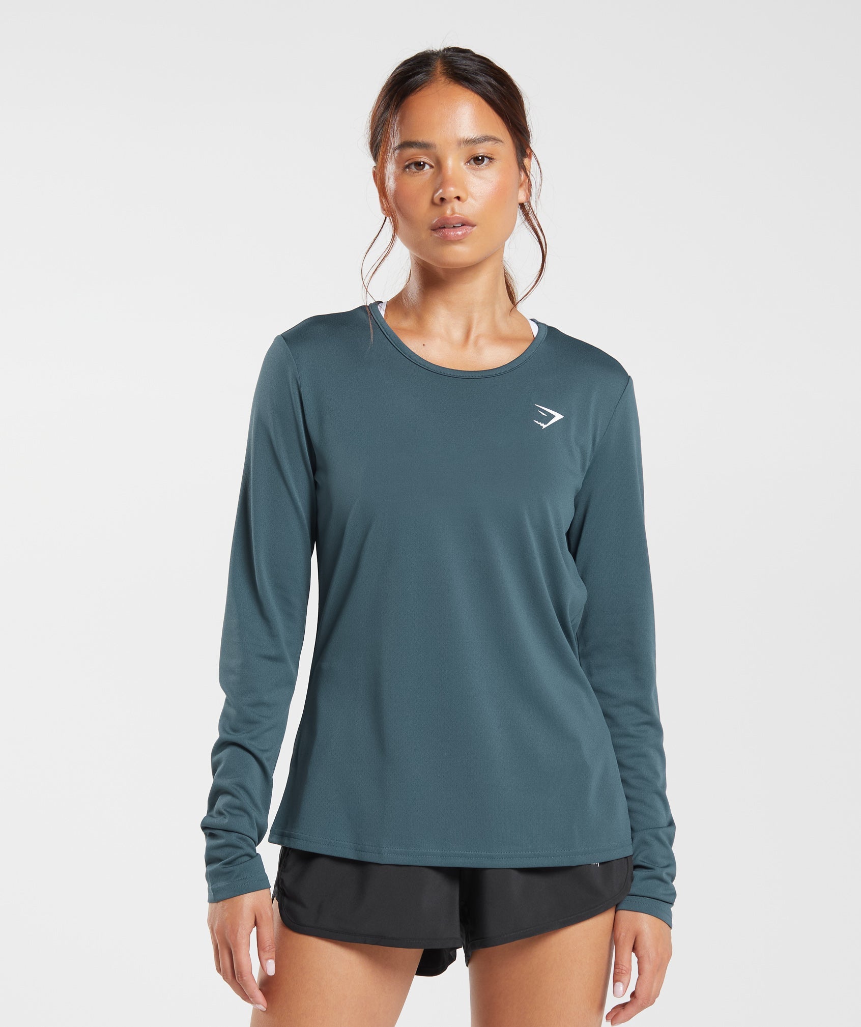 Training Long Sleeve Top in Smokey Teal - view 1