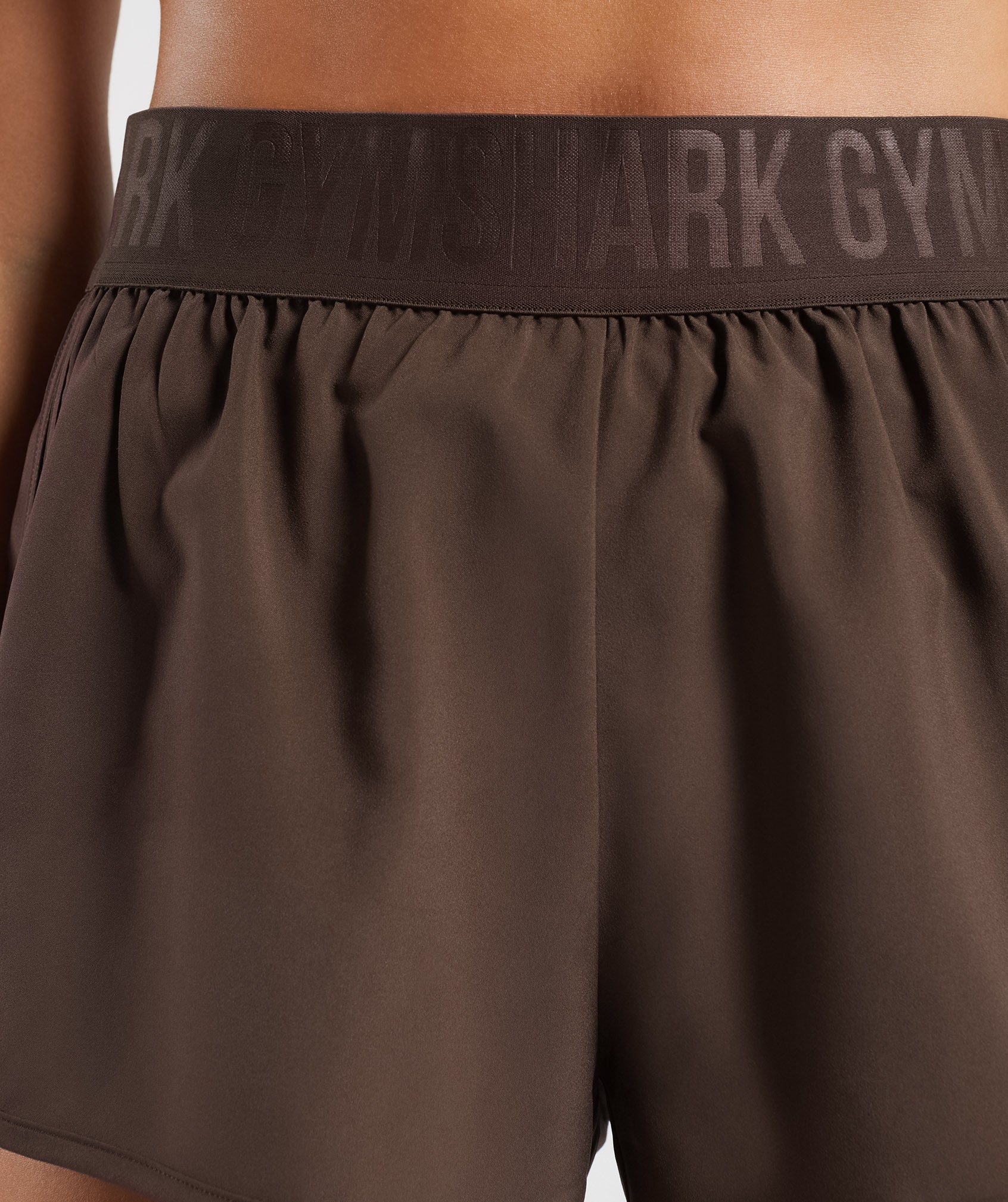 Training Loose Fit Shorts in Shadow Brown - view 5