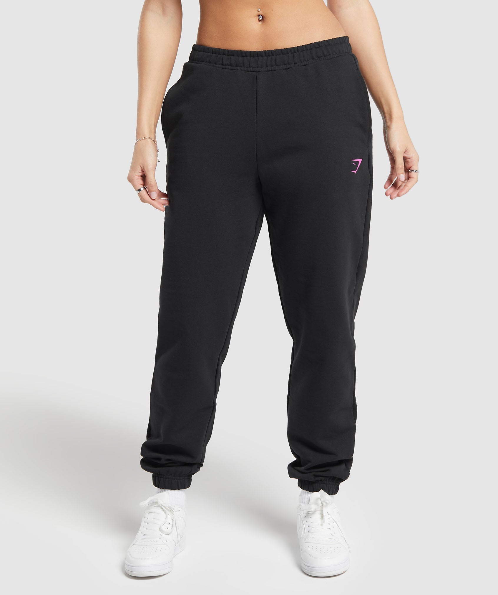 Gymshark GS x Leana Deeb Oversized Joggers - Black