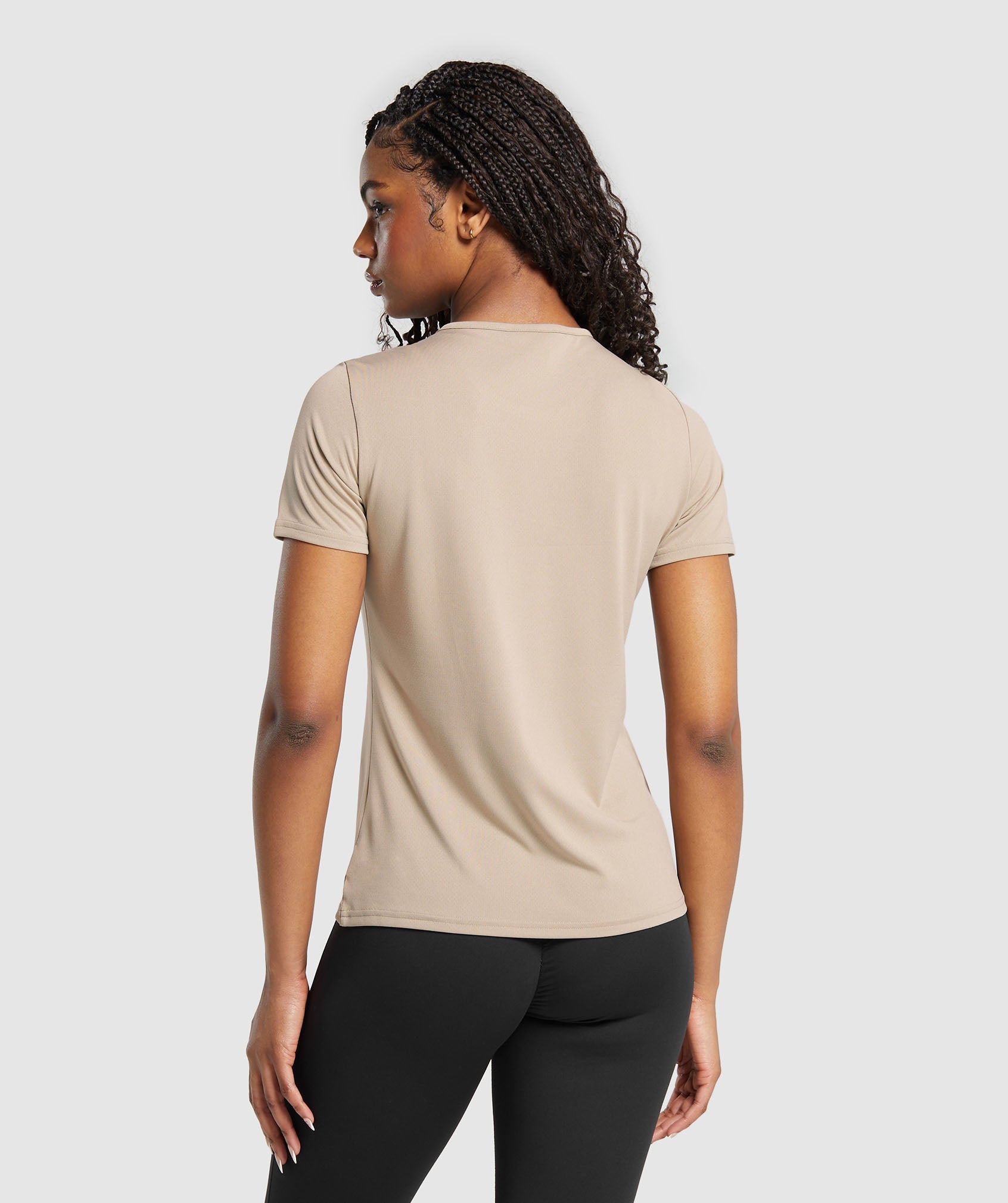 Training T-Shirt in Sand Brown - view 2