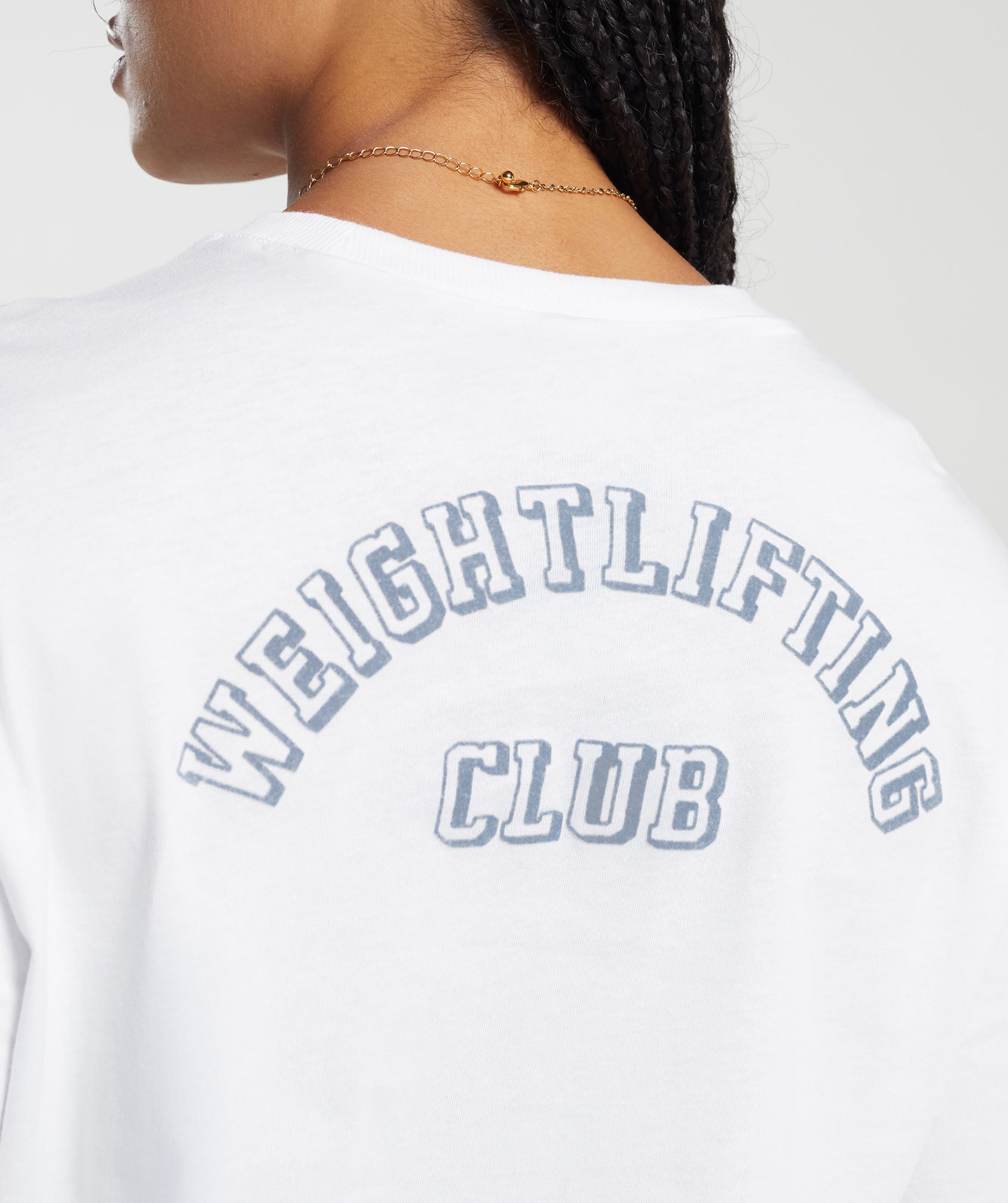 Weightlifting Long Sleeve Top in White - view 5