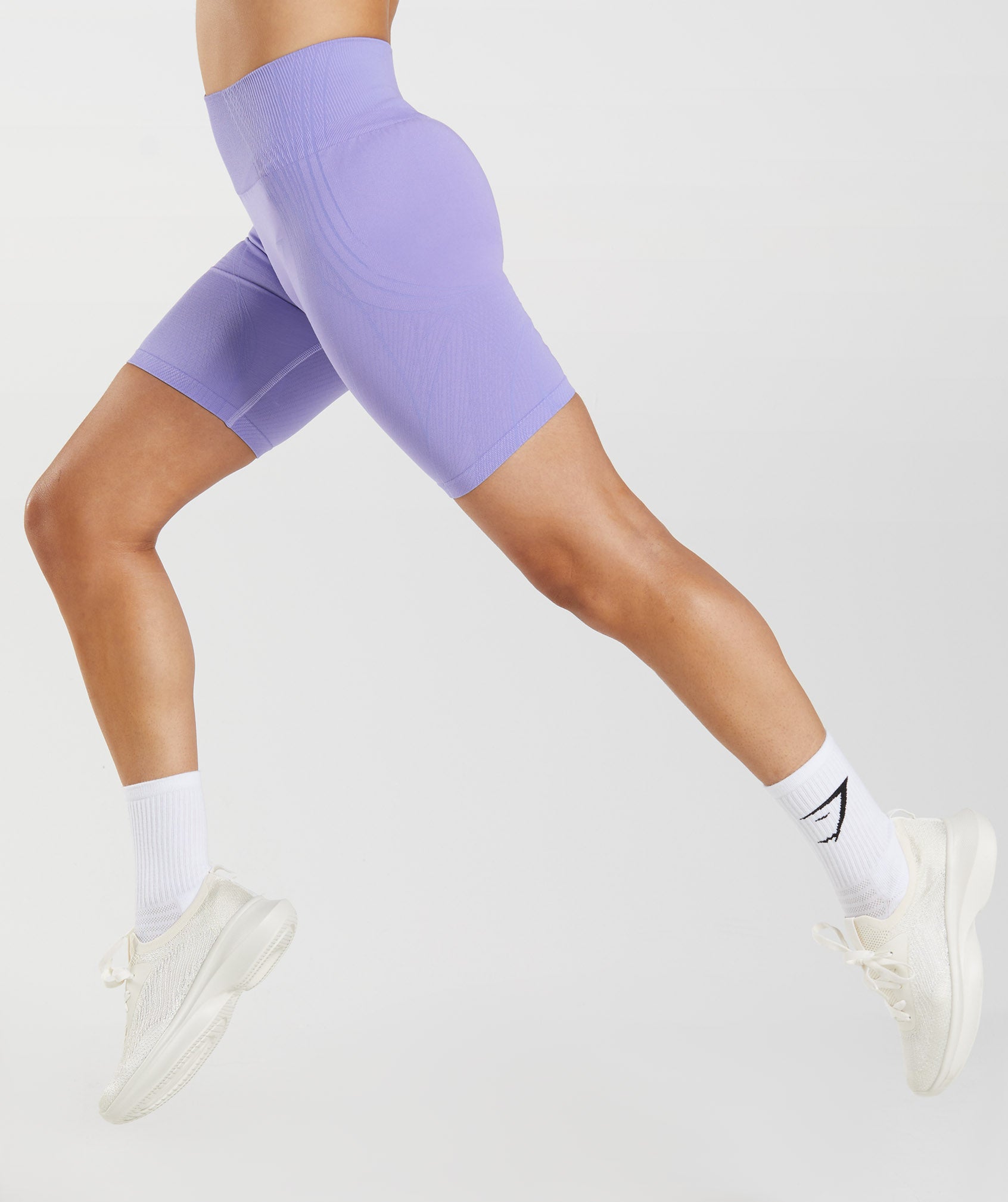 Apex Seamless Shorts in Digital Violet/Dusted Violet