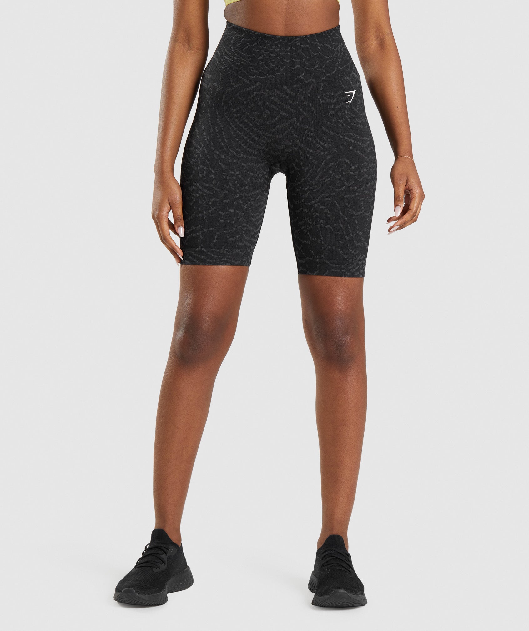 Adapt Animal Seamless Cycling Shorts in Hybrid | Black - view 1