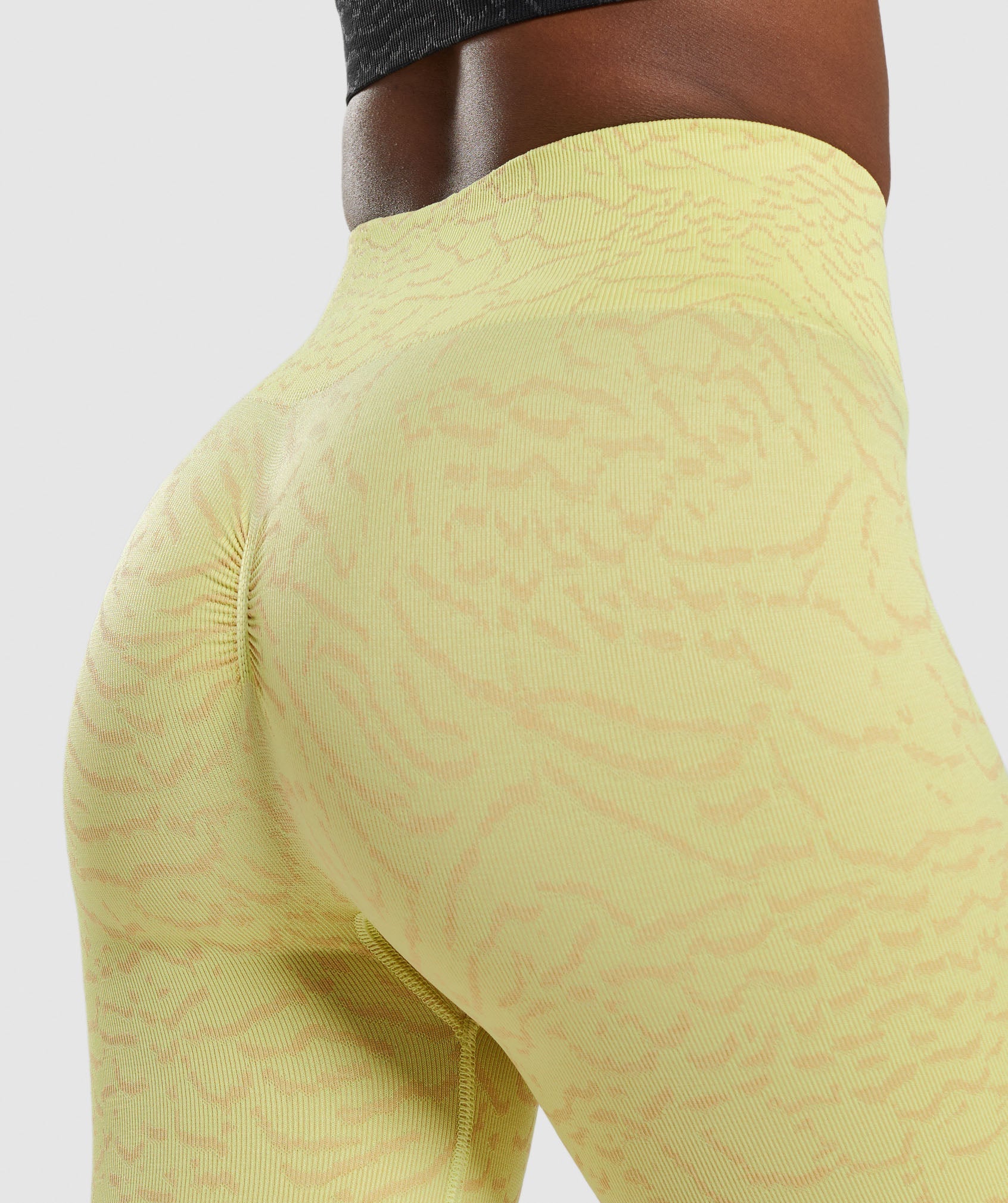 Adapt Animal Seamless Cycling Shorts in Hybrid | Firefly Yellow - view 6