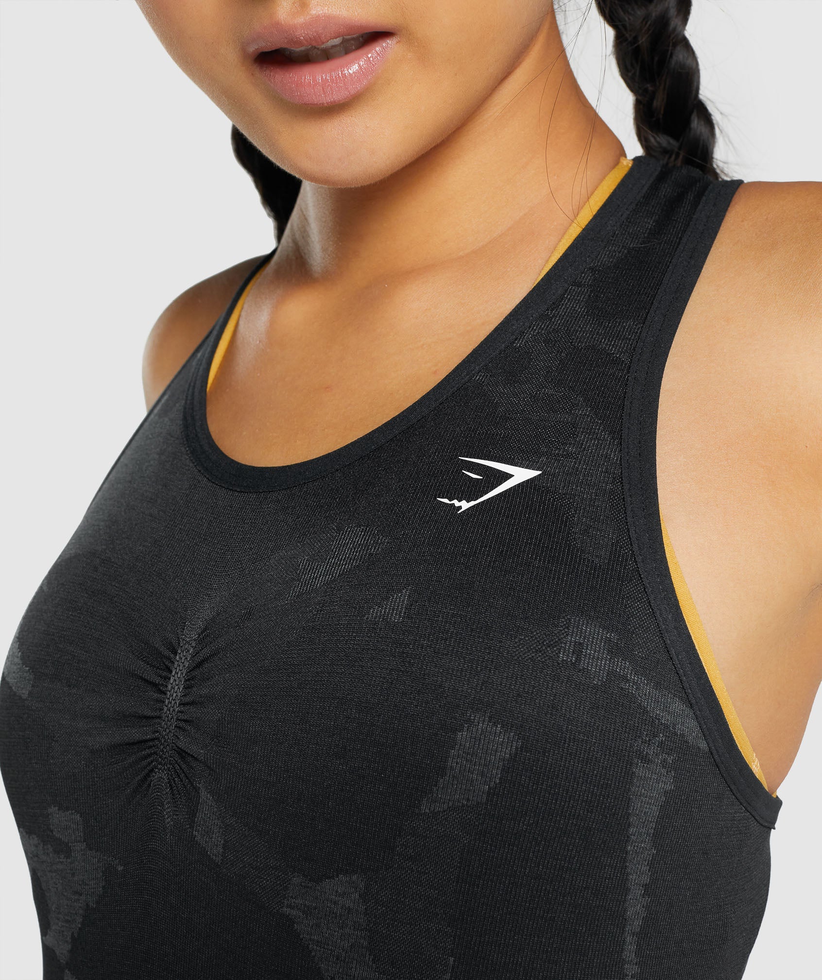 Adapt Camo Seamless Tank in Savanna | Black - view 6