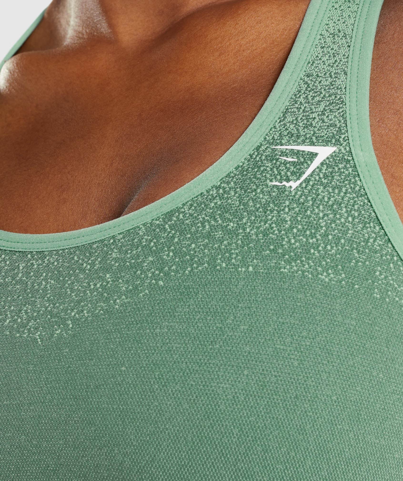 Adapt Ombre Seamless Sports Bra in Green/Light Green - view 6