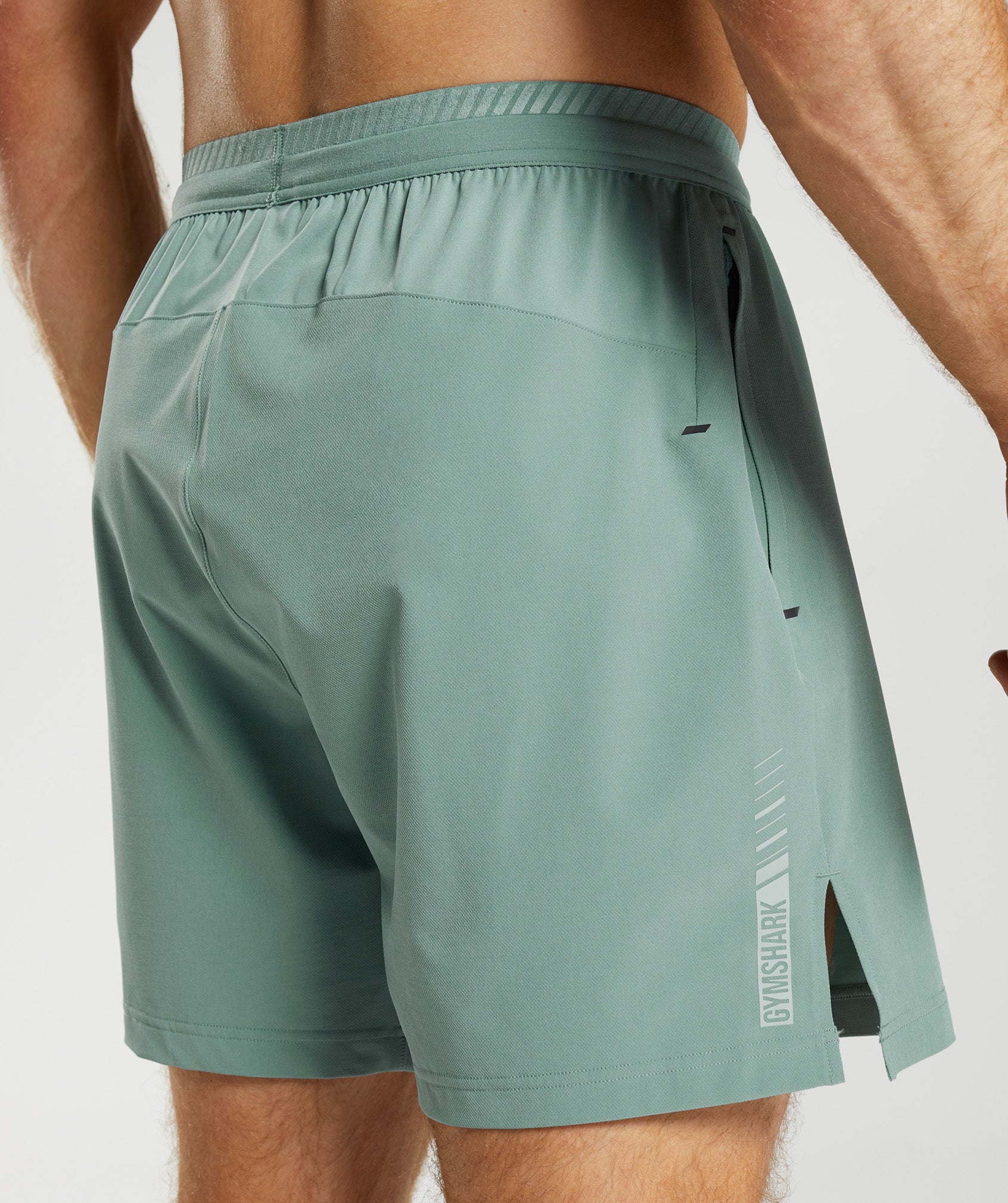 Apex 7" Hybrid Shorts in Ink Teal - view 5