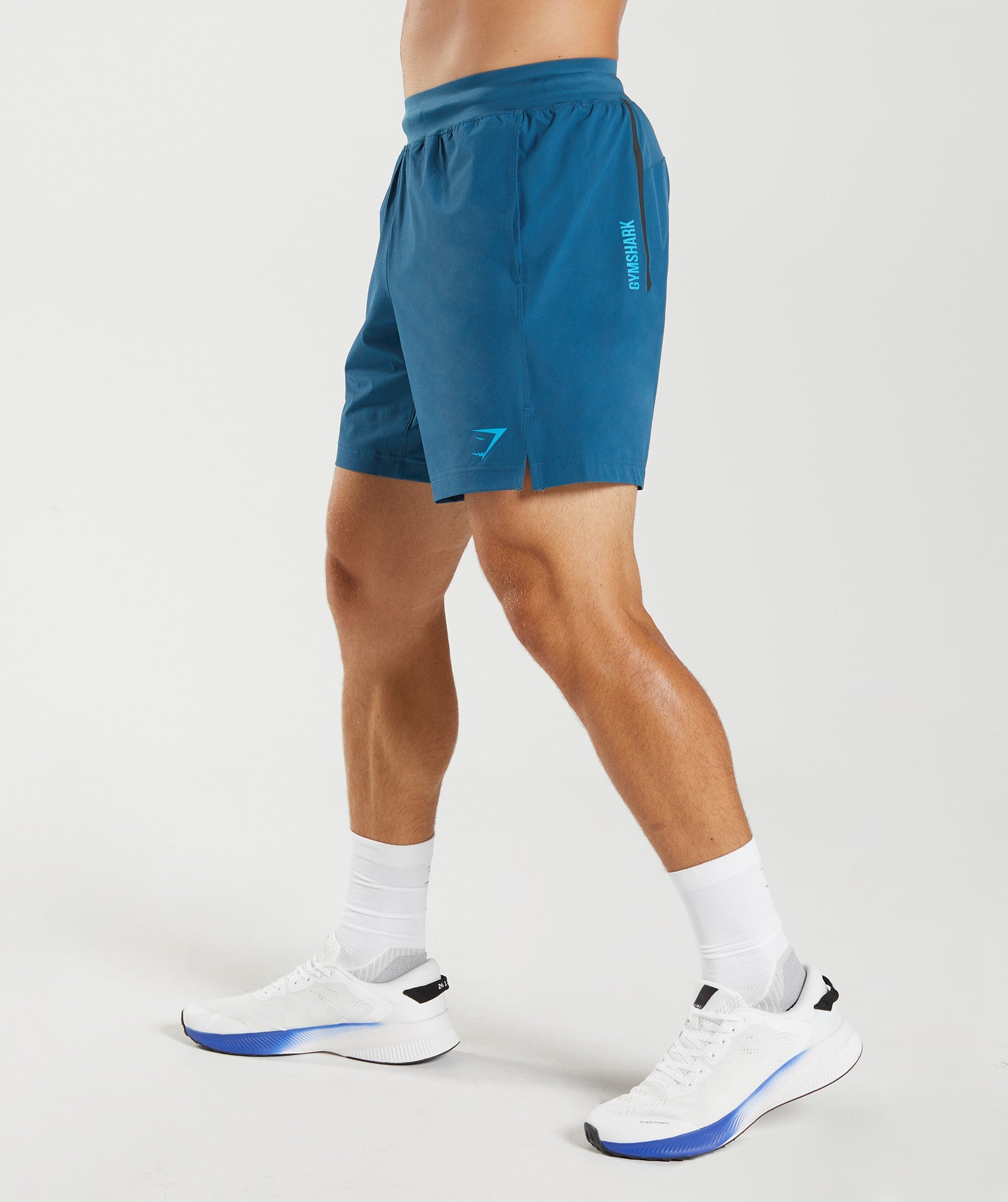 Apex 8" Function Shorts in Atlantic Blue