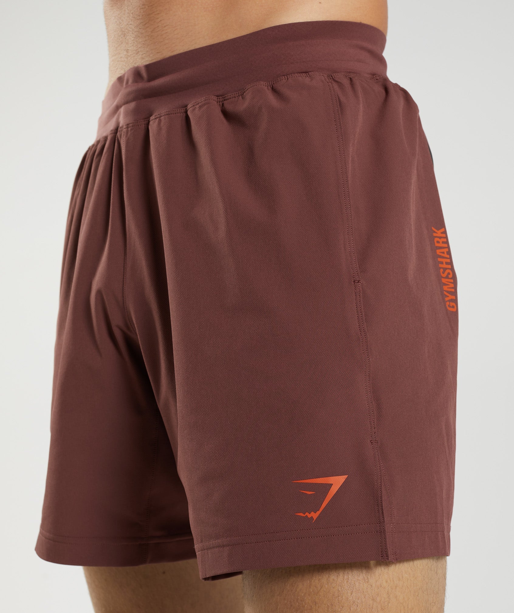 Apex 8" Function Shorts in Cherry Brown