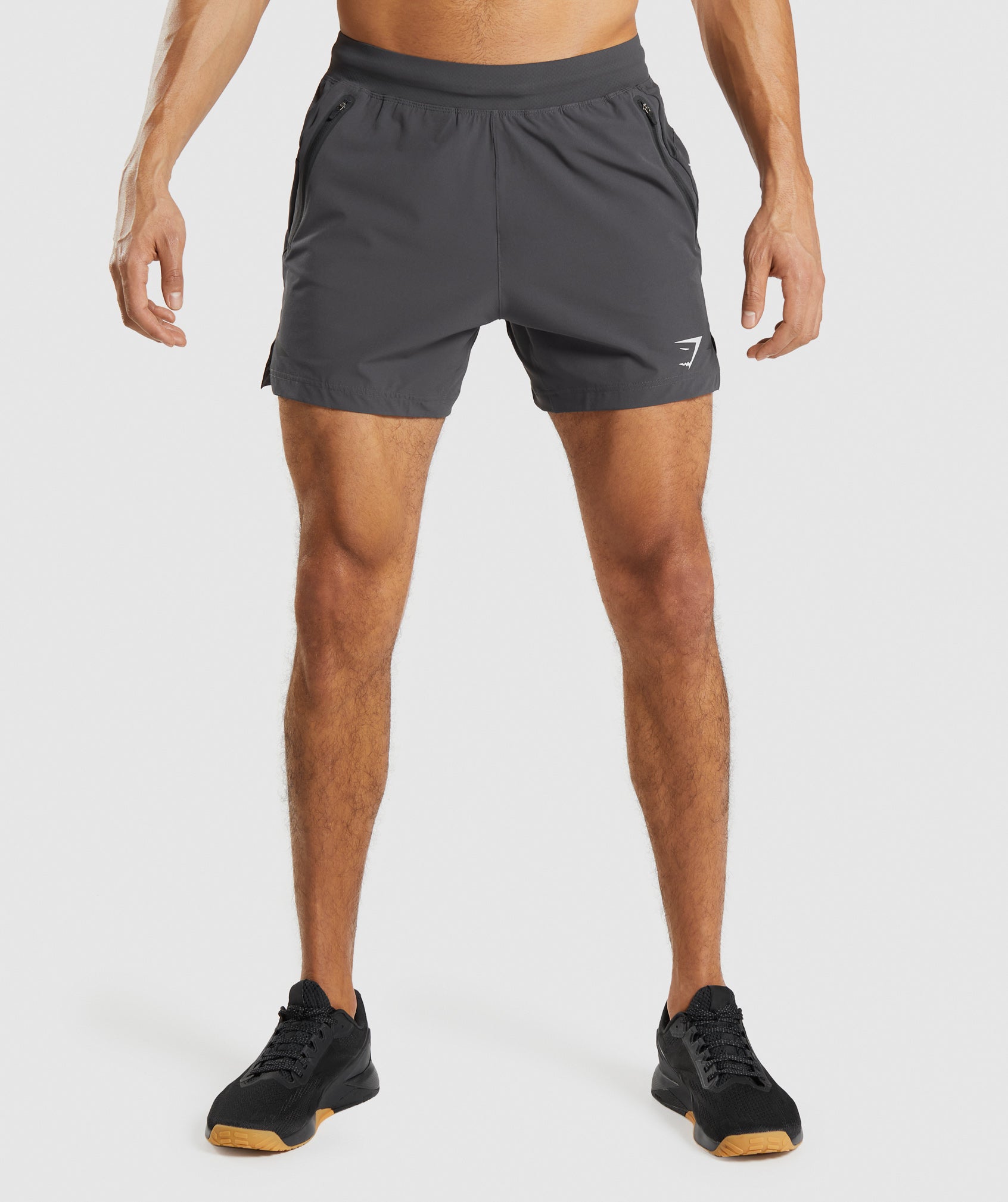 Apex 5" Perform Shorts in Onyx Grey