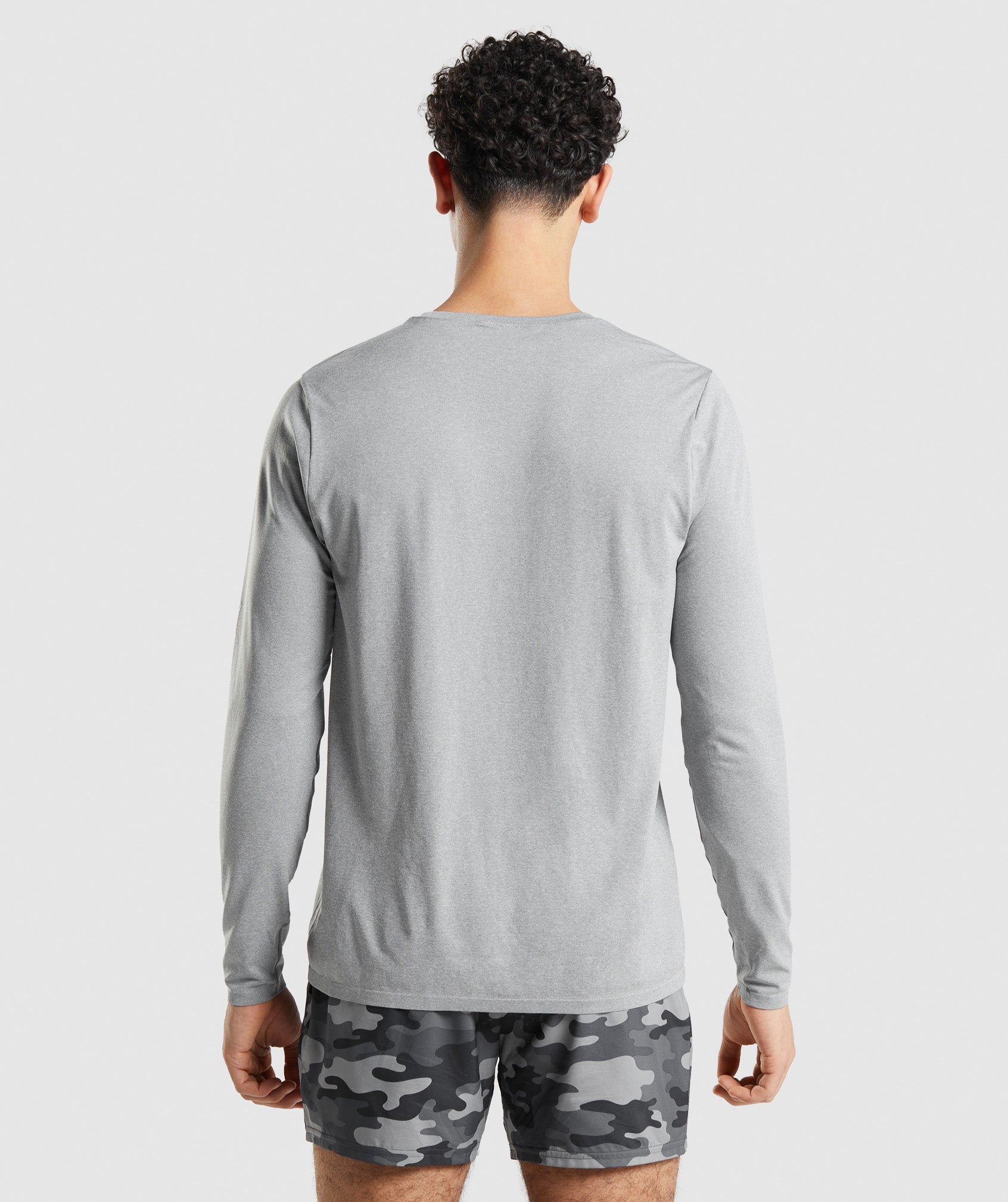 Arrival Seamless Long Sleeve T-Shirt in Grey - view 2