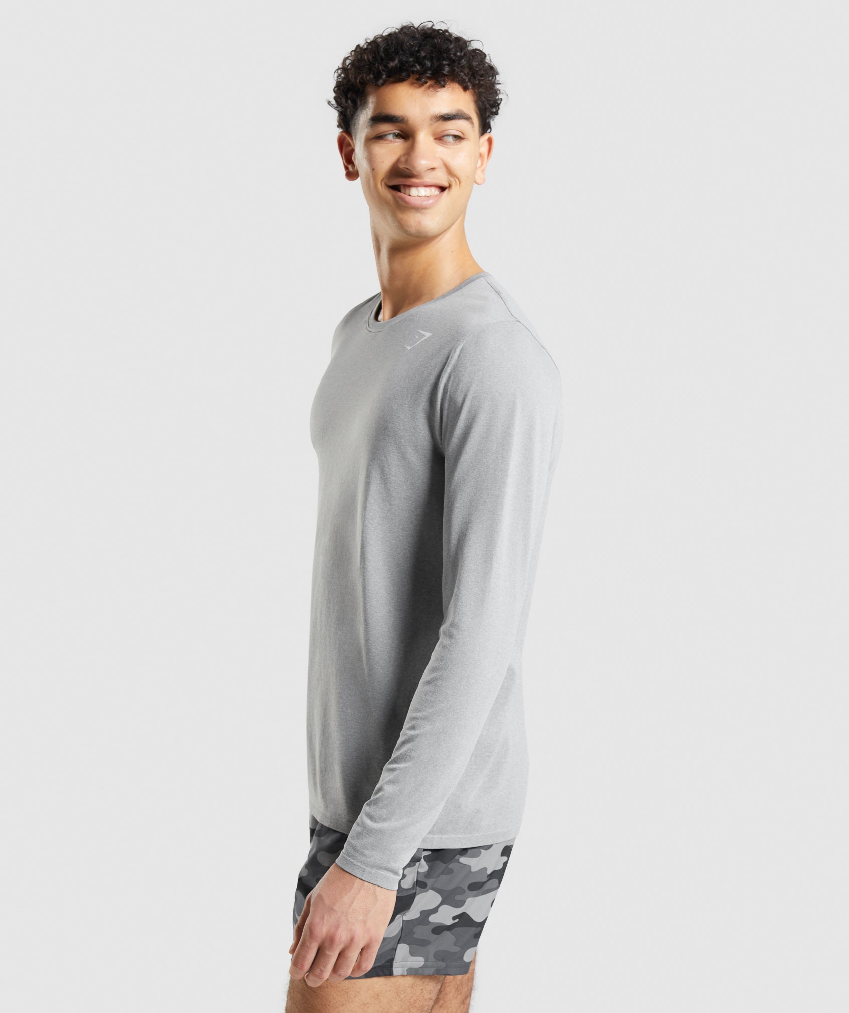Arrival Seamless Long Sleeve T-Shirt in Grey - view 3