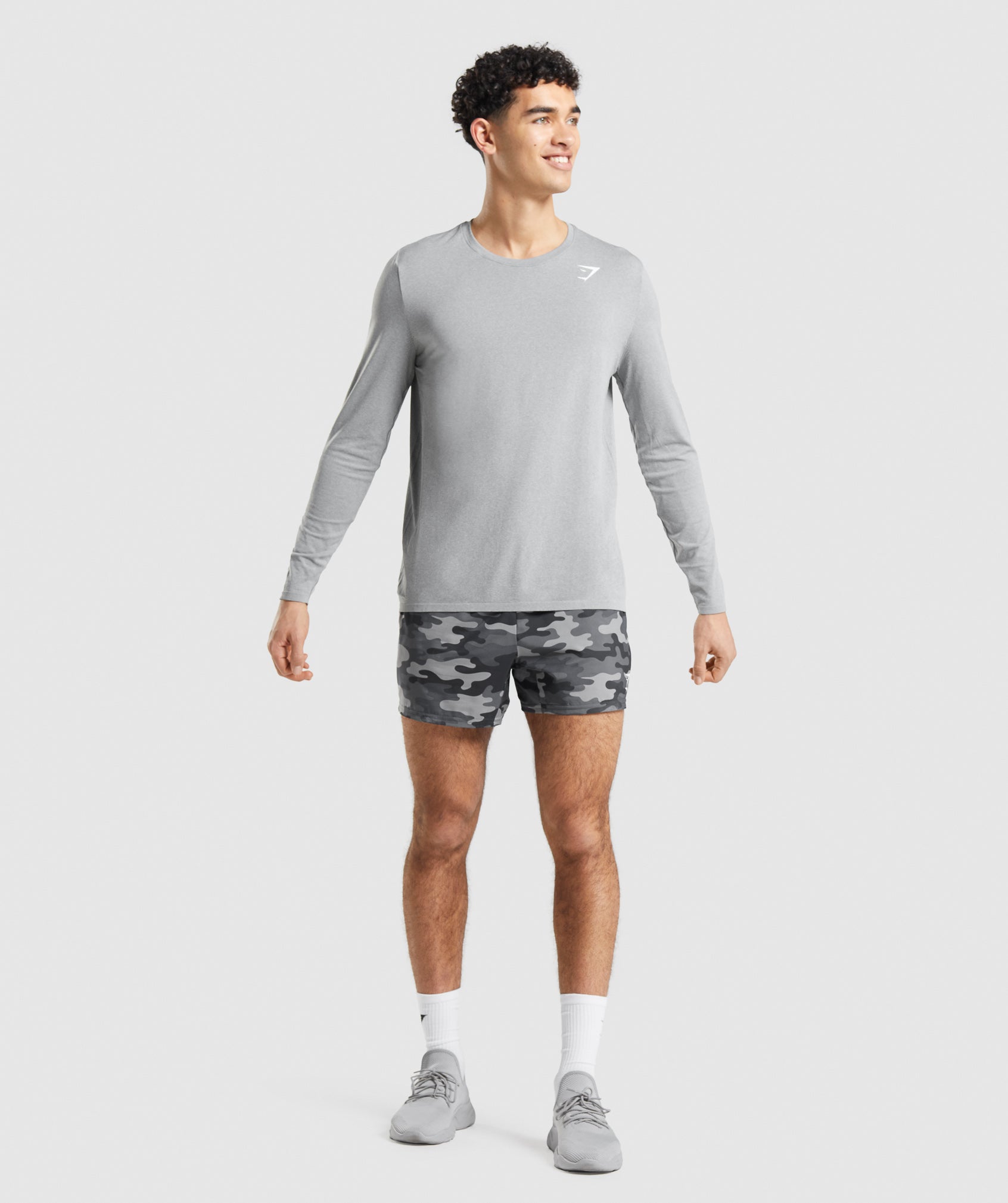 Arrival Seamless Long Sleeve T-Shirt in Grey - view 4