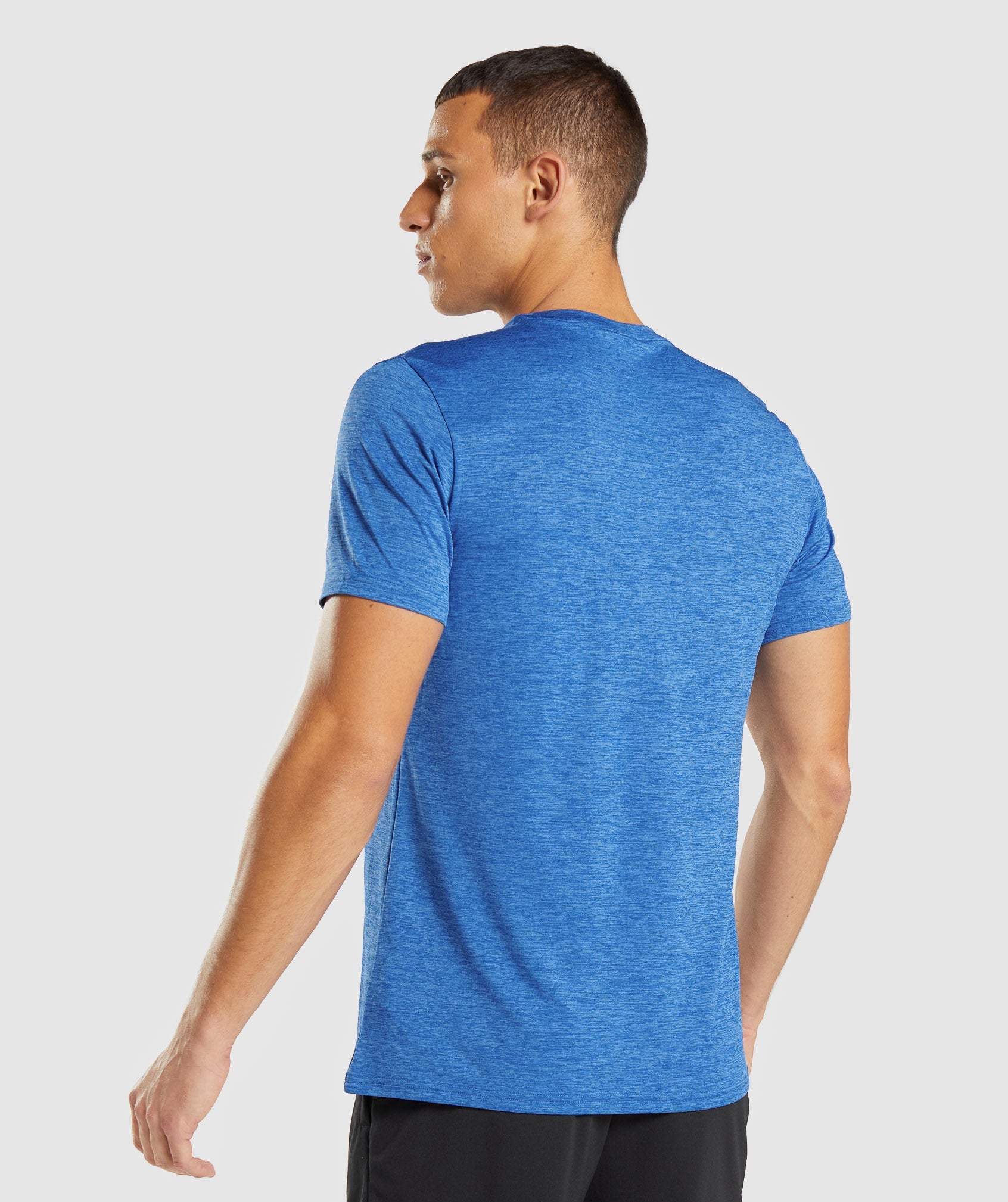 Arrival Marl T-Shirt in Athletic Blue/Javelin Blue Marl - view 2