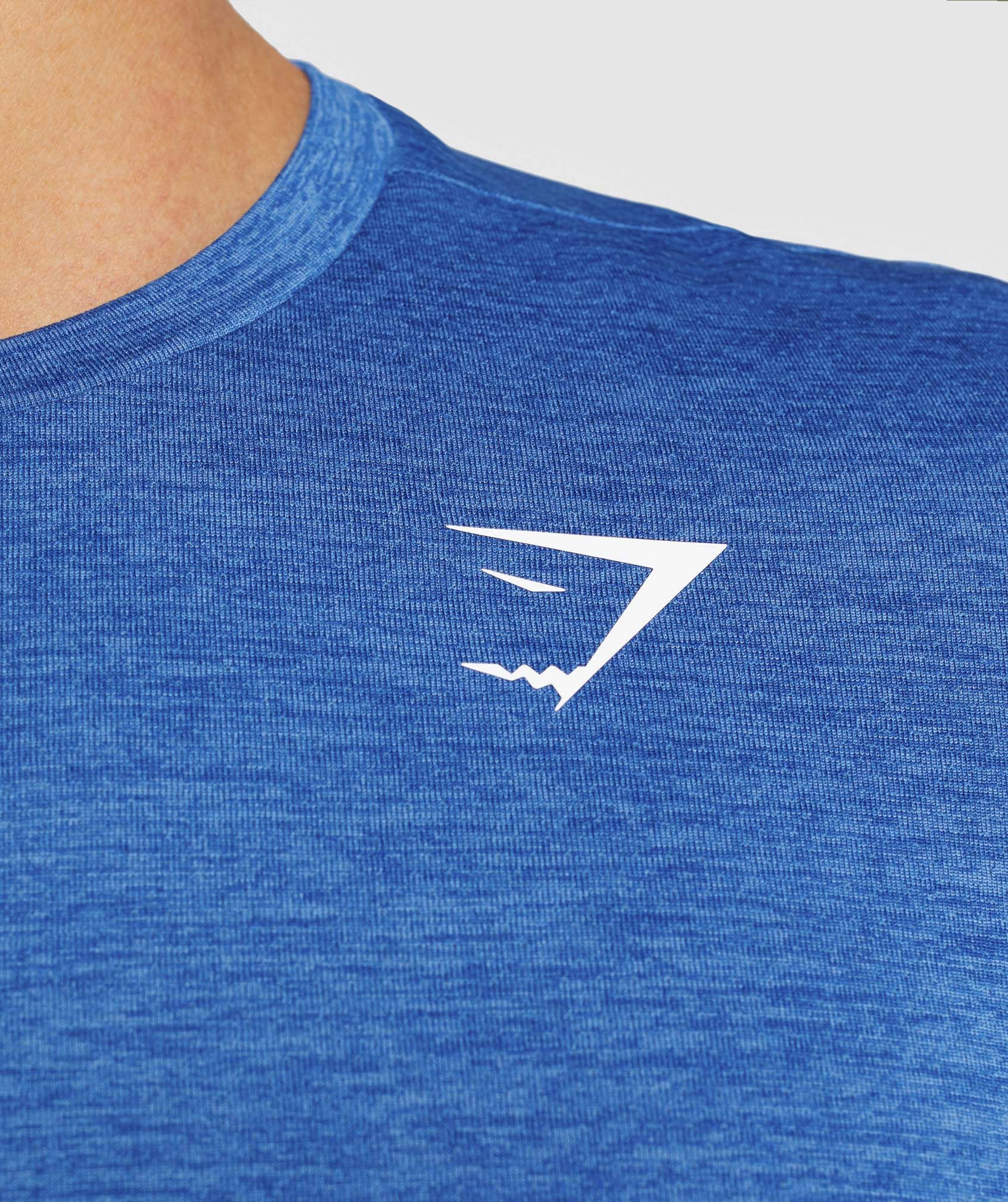 Arrival Marl T-Shirt in Athletic Blue/Javelin Blue Marl - view 5