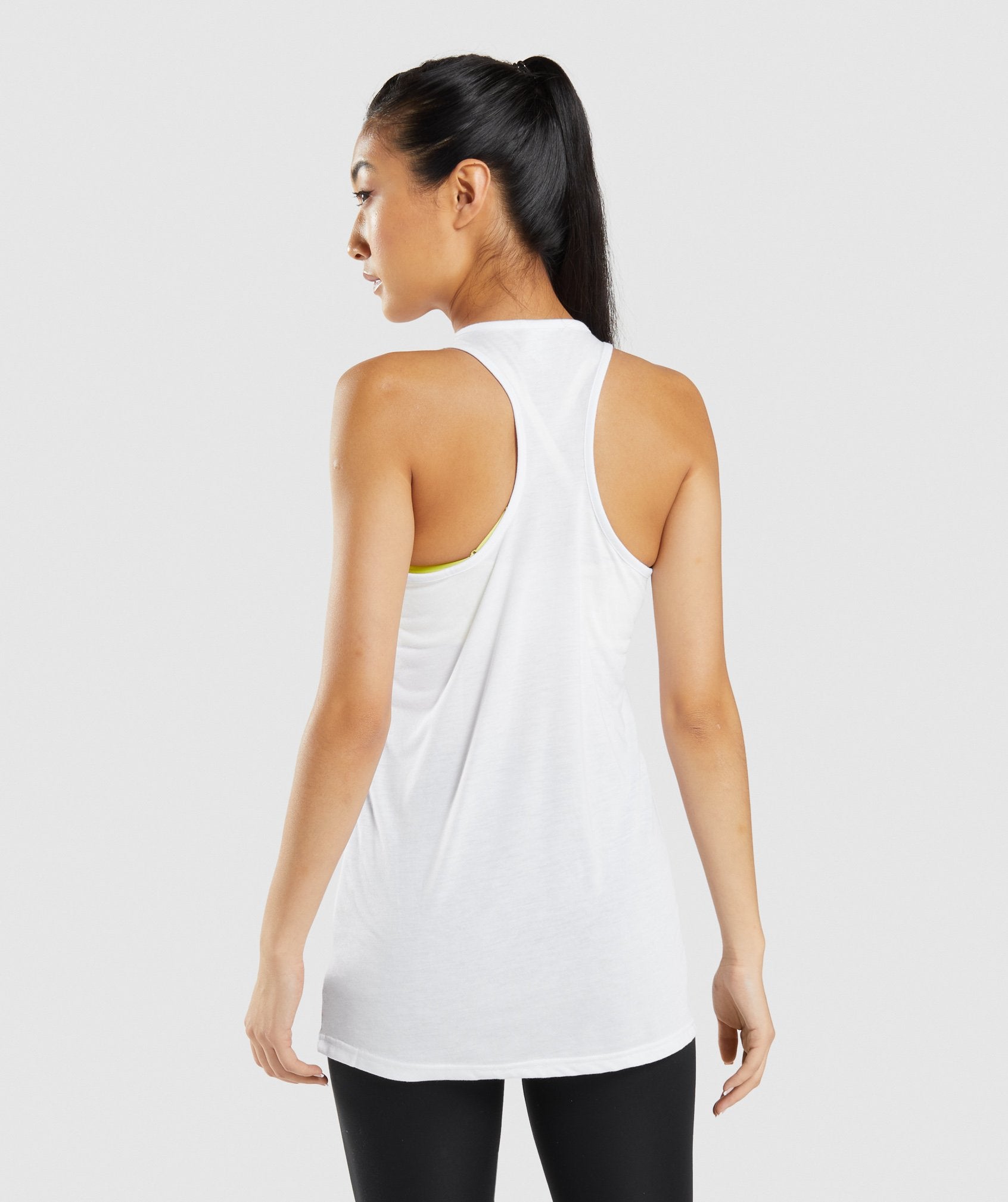 Training Oversized Vest in White - view 2