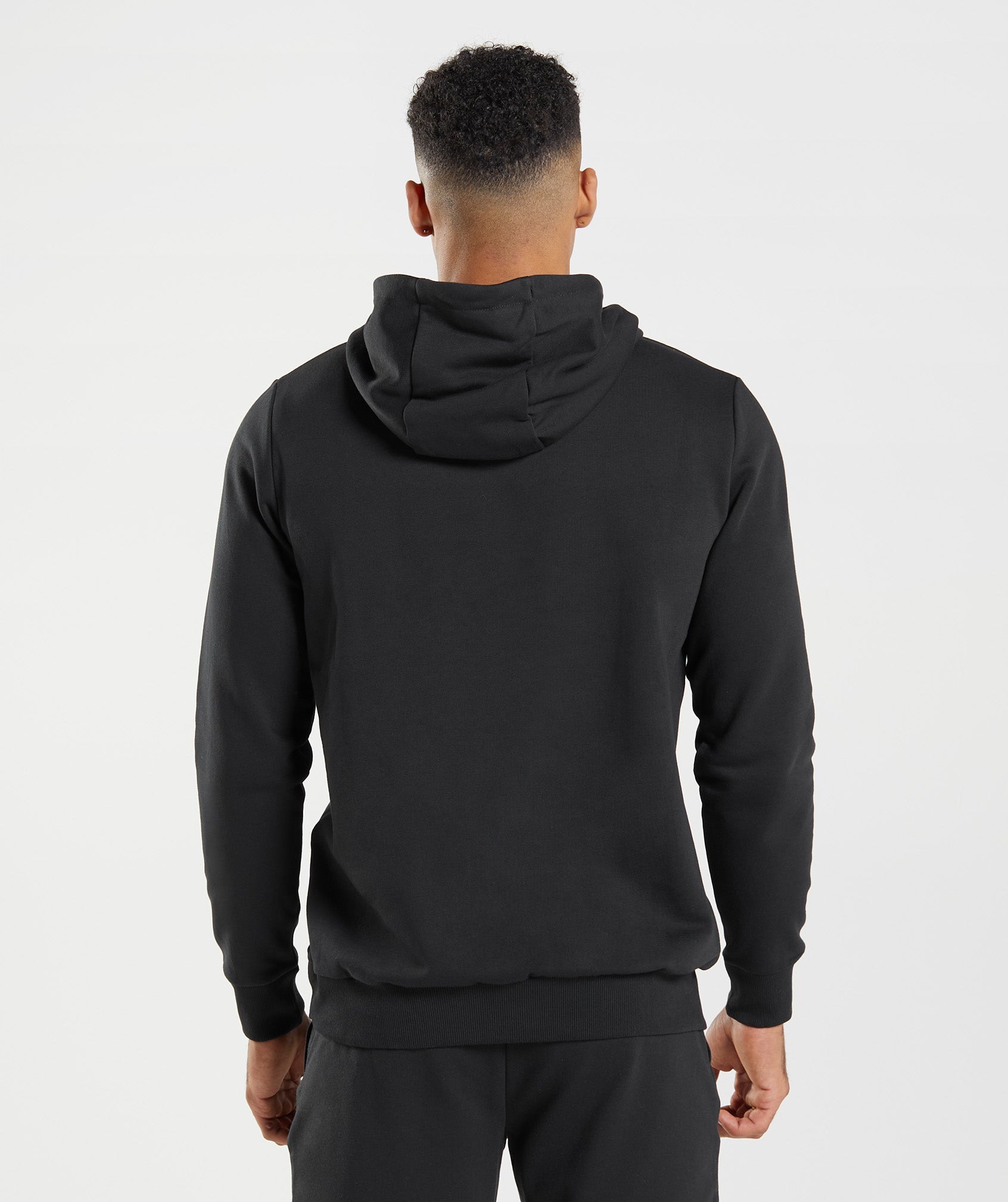 Block Hoodie in Black - view 2