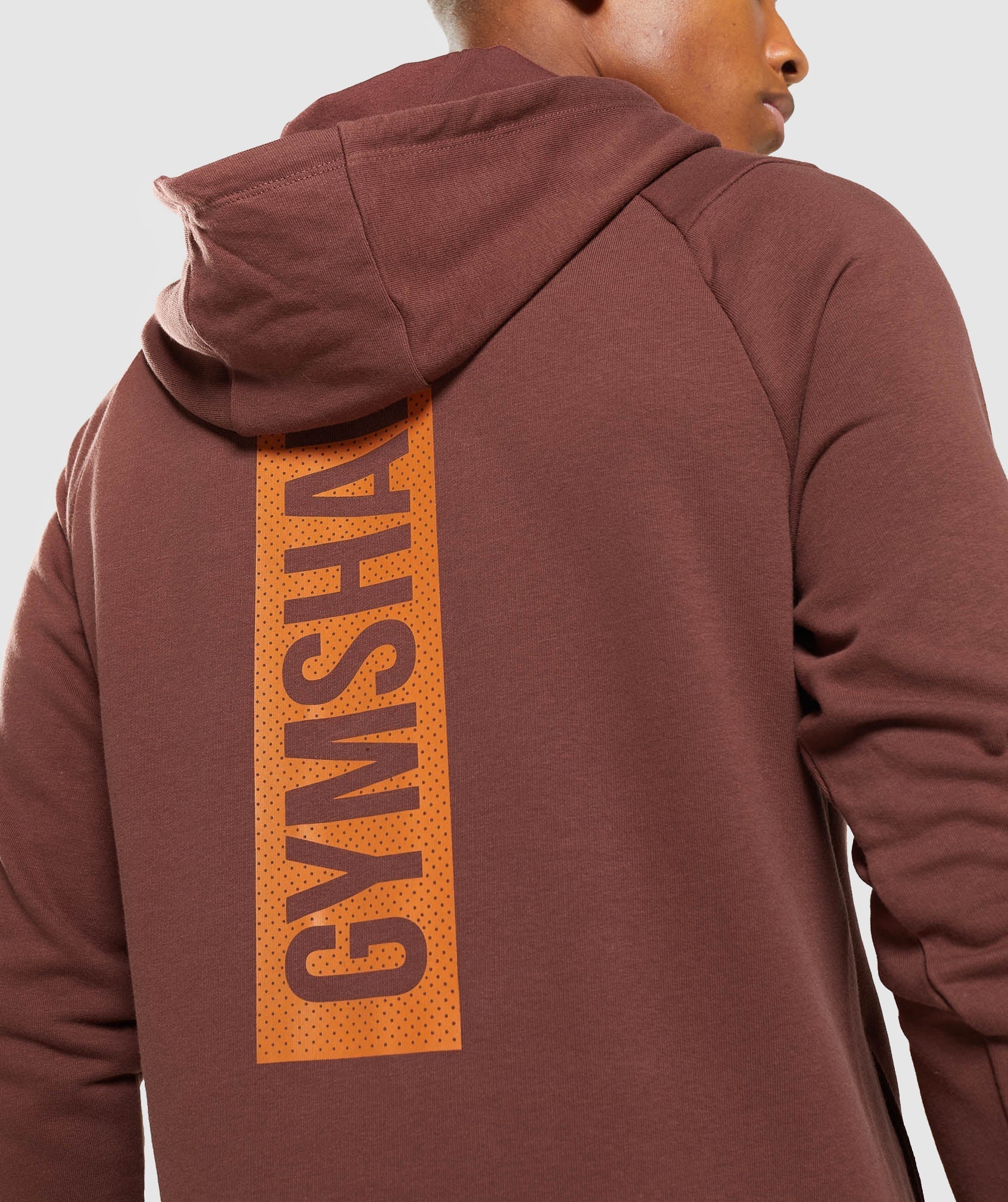 Bold Hoodie in Cherry Brown