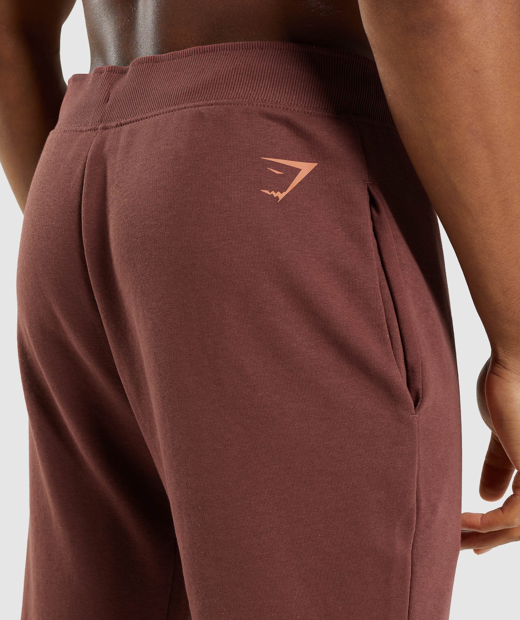 Bold Joggers in Cherry Brown