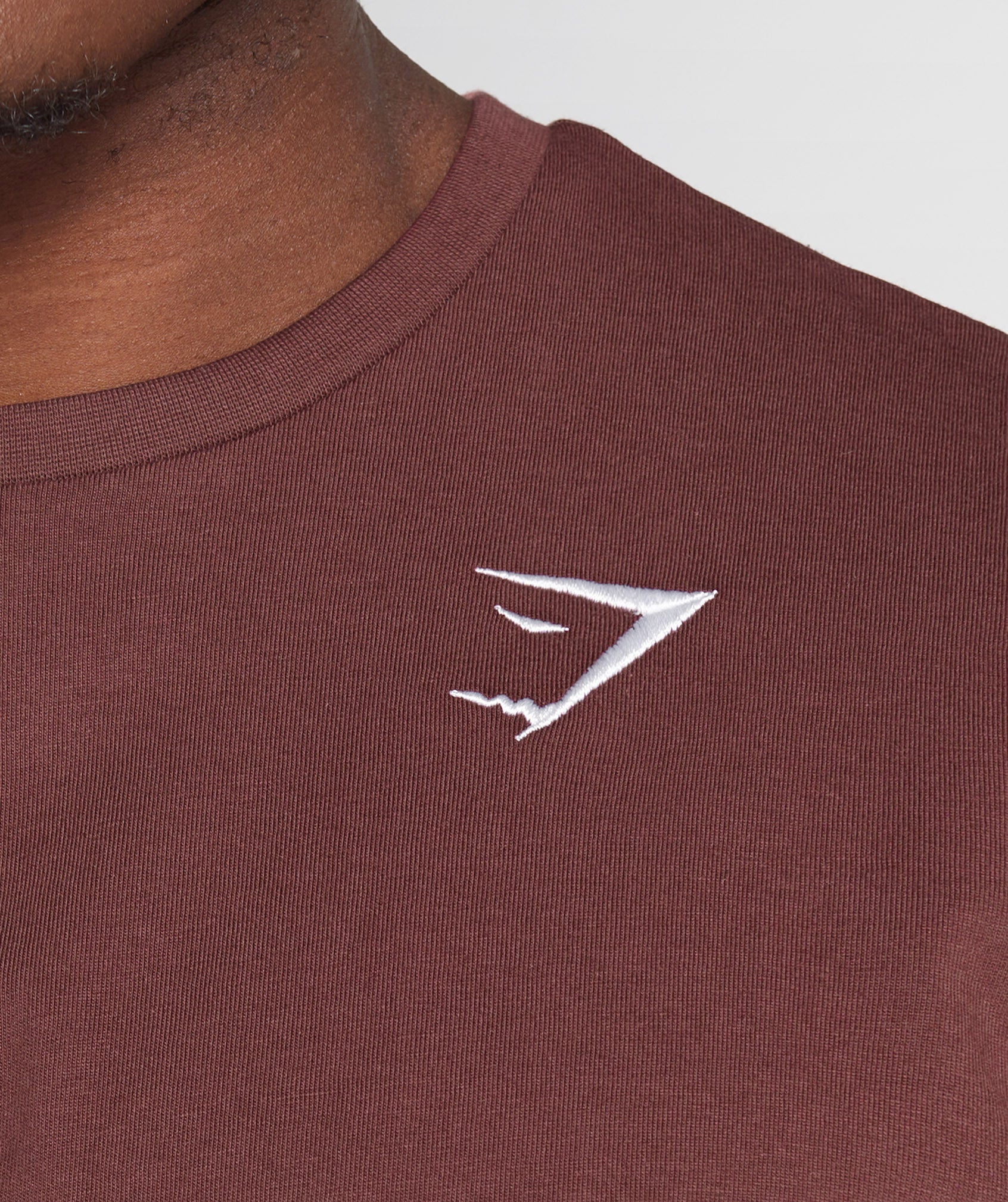 Crest T-Shirt in Cherry Brown