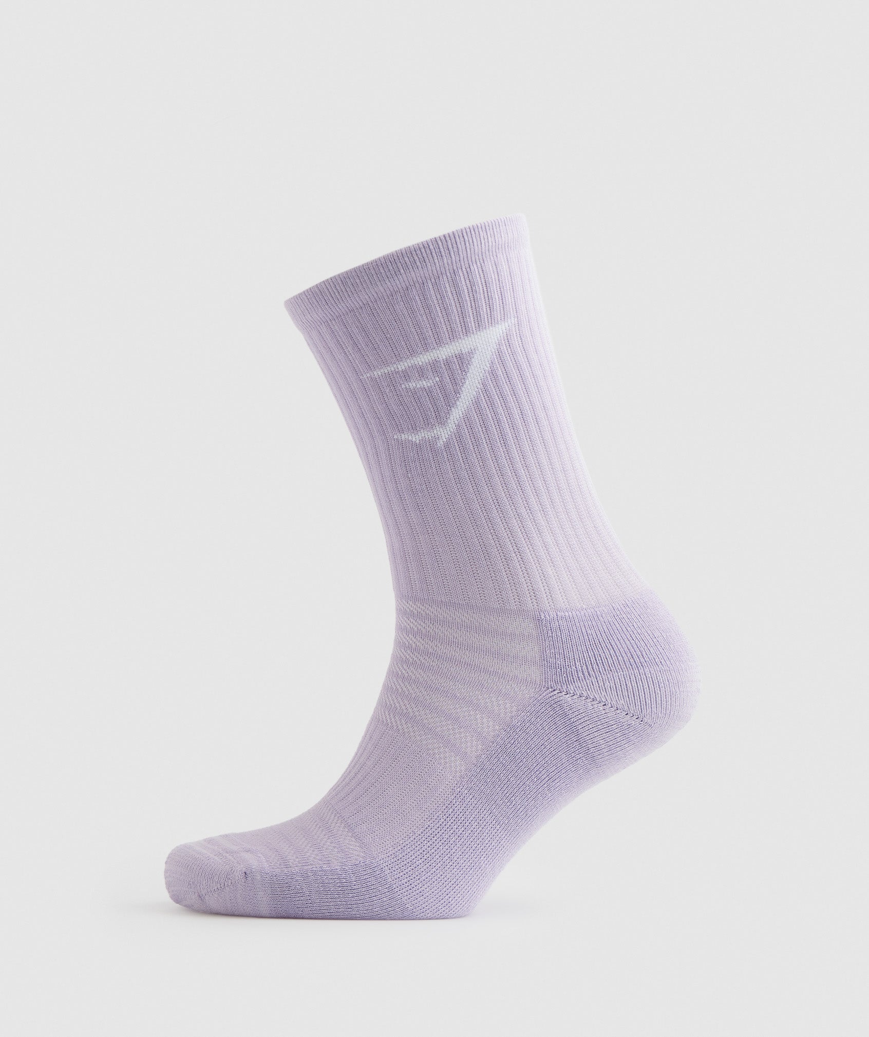 Crew Socks 3pk in Faded Lilac/Lavender Blue/Cucumber Green - view 5