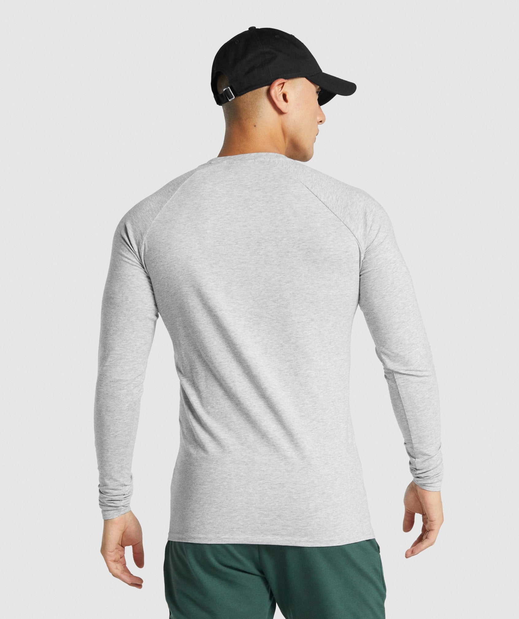 Critical 2.0 Long Sleeve T-Shirt in Light Grey Marl - view 2