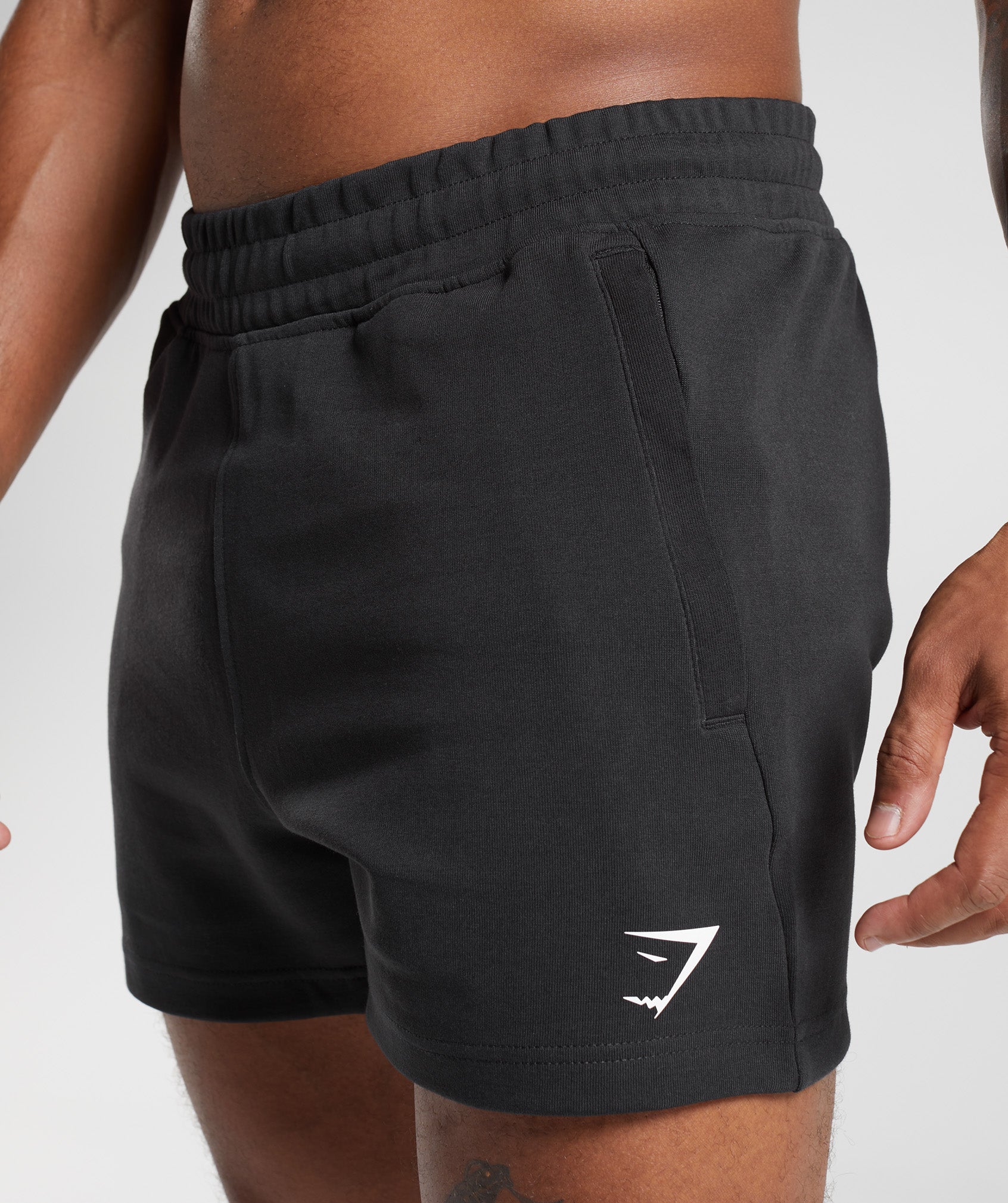 React 5" Shorts in Black