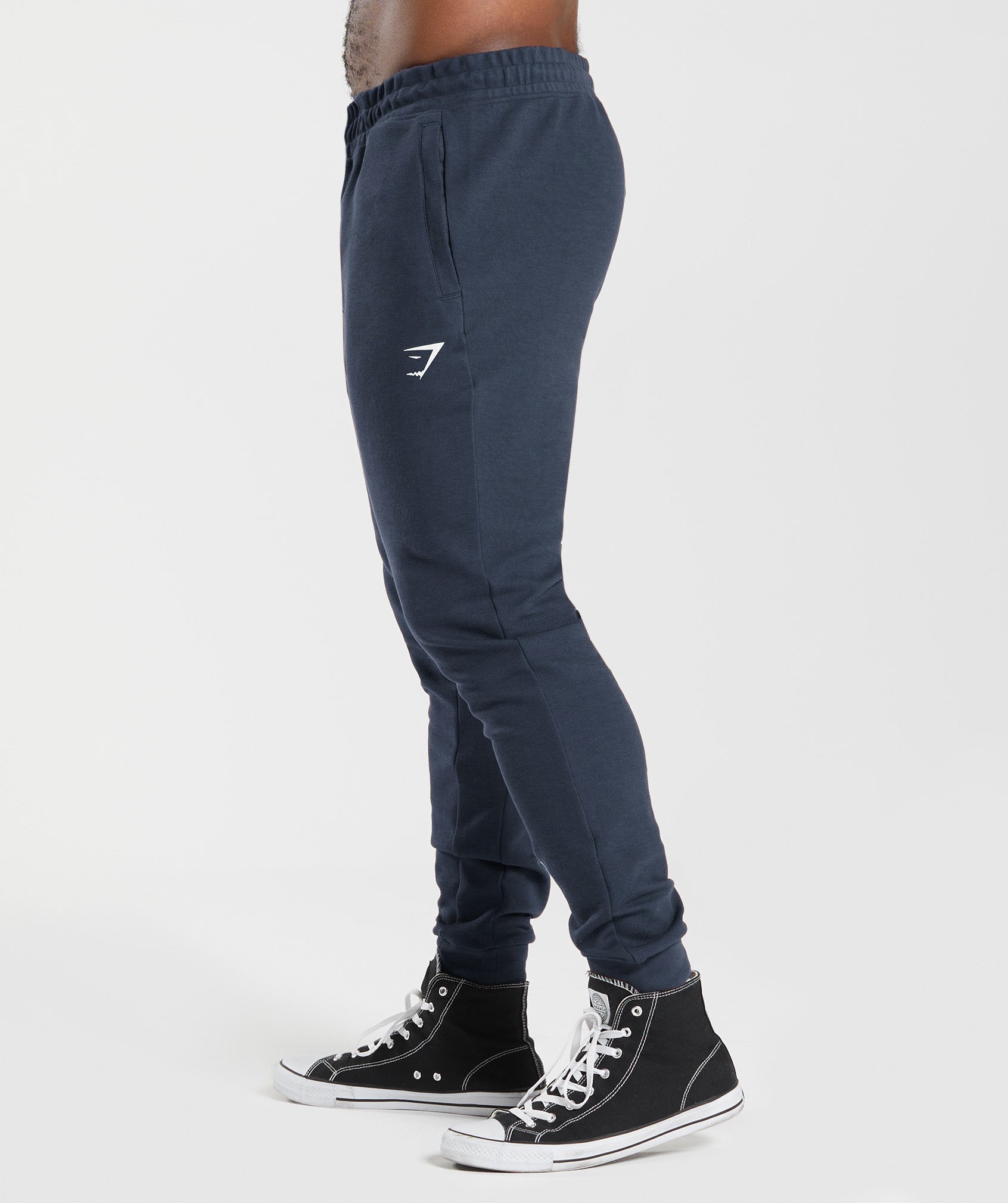 React Joggers in Navy - view 3