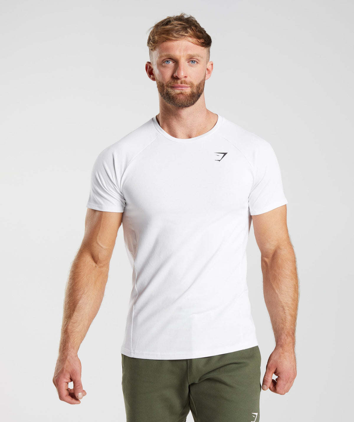Gymshark React T-Shirt - Light Grey Core Marl | Gymshark