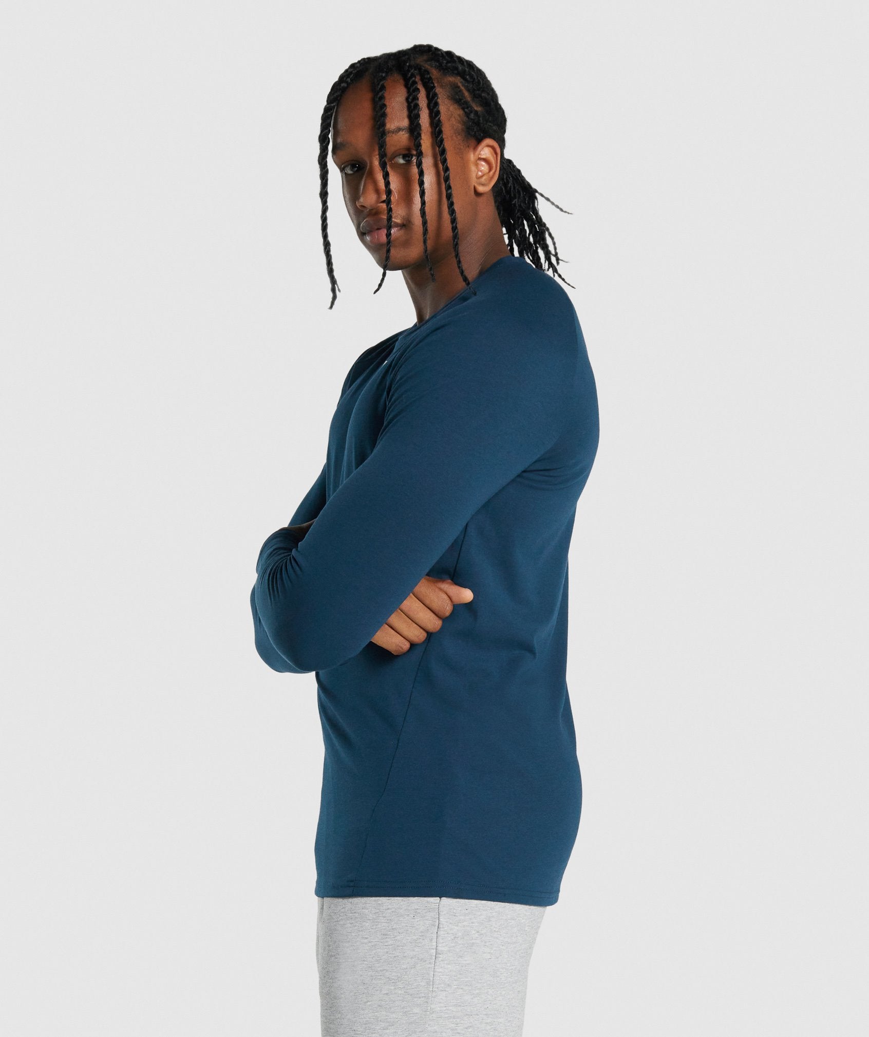 Critical 2.0 Long Sleeve T-Shirt in Navy - view 4