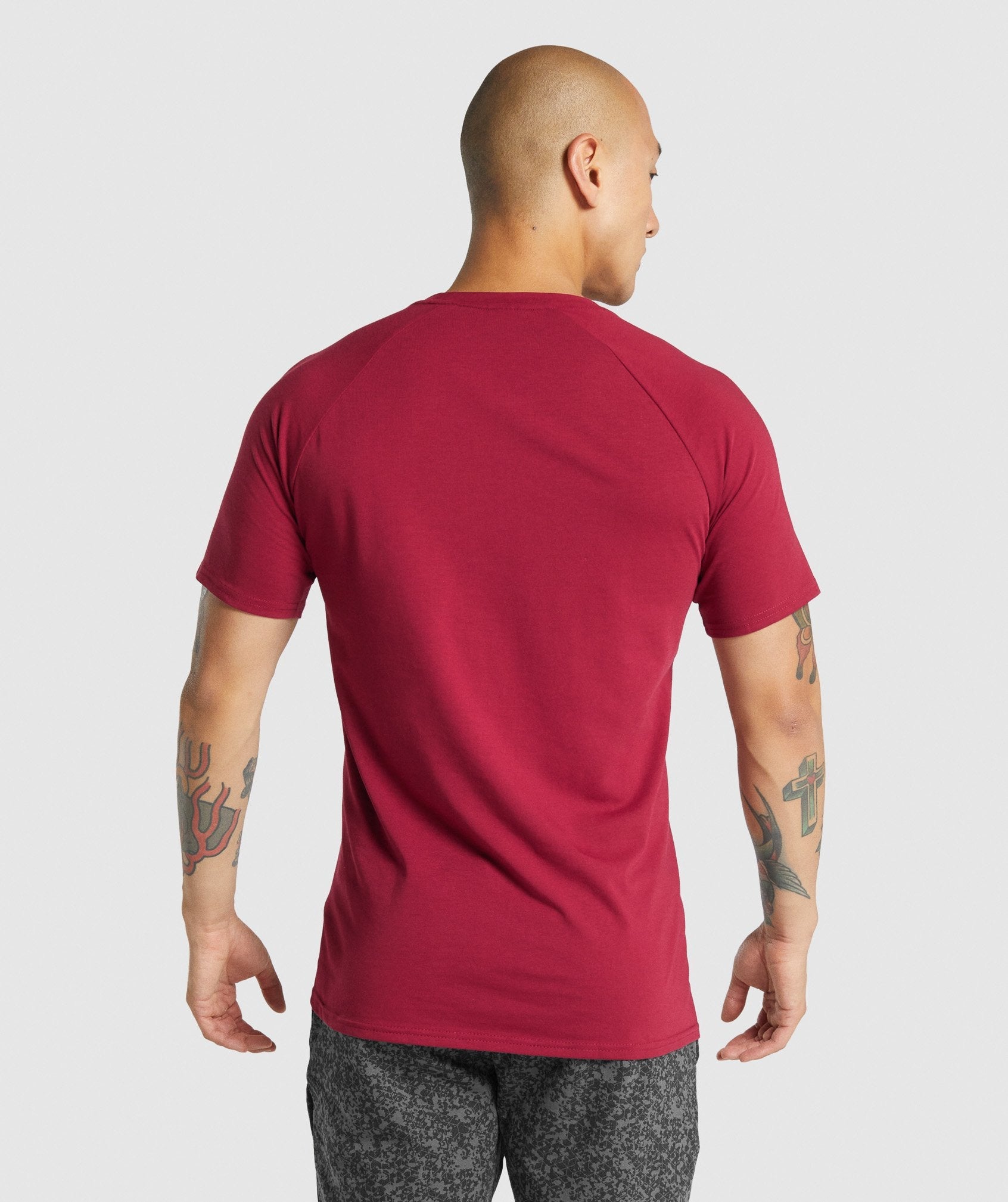 Gymshark Critical 2.0 T-Shirt - Burgundy