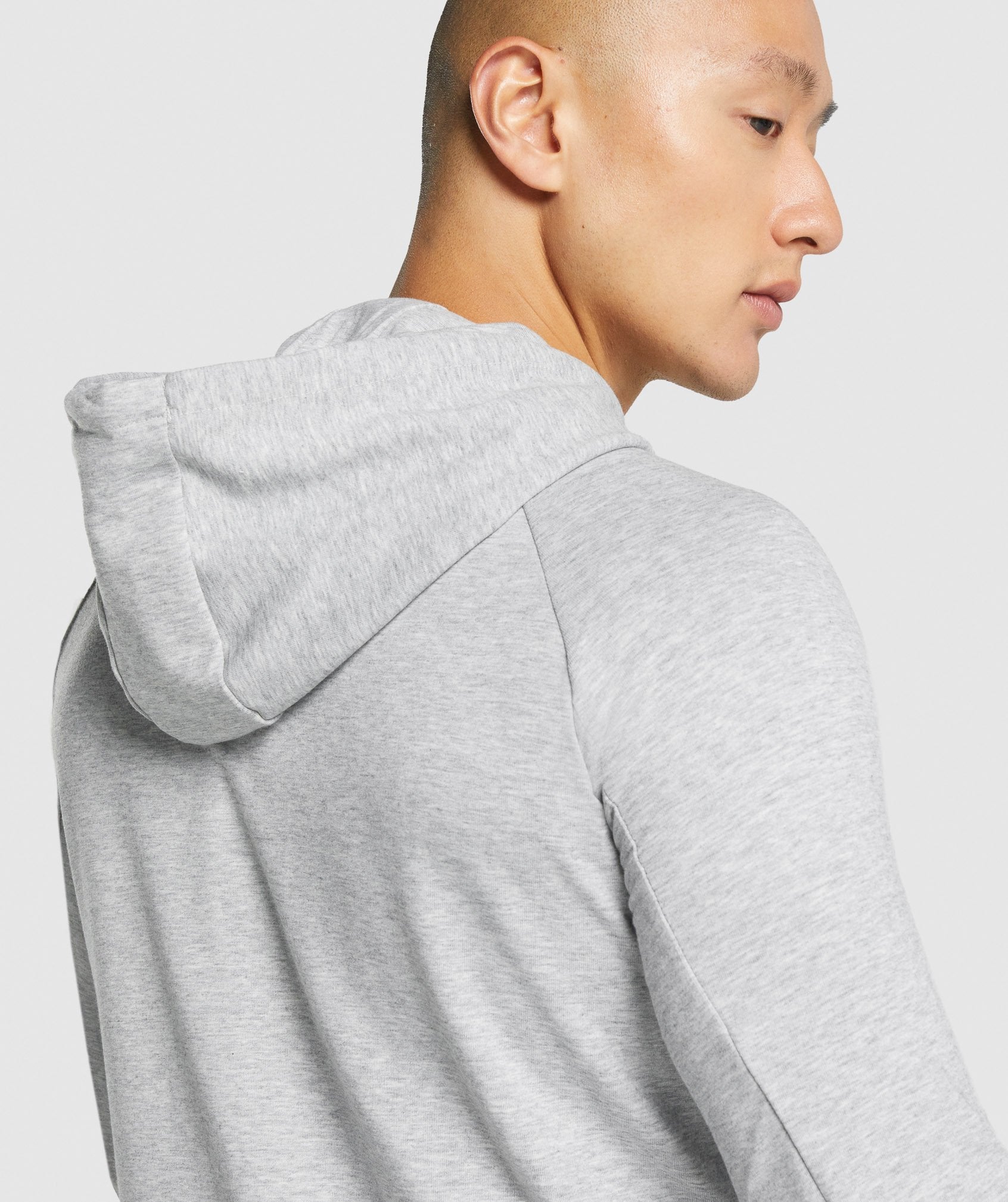 Critical 2.0 Zip Up Hoodie in Light Grey Marl - view 5