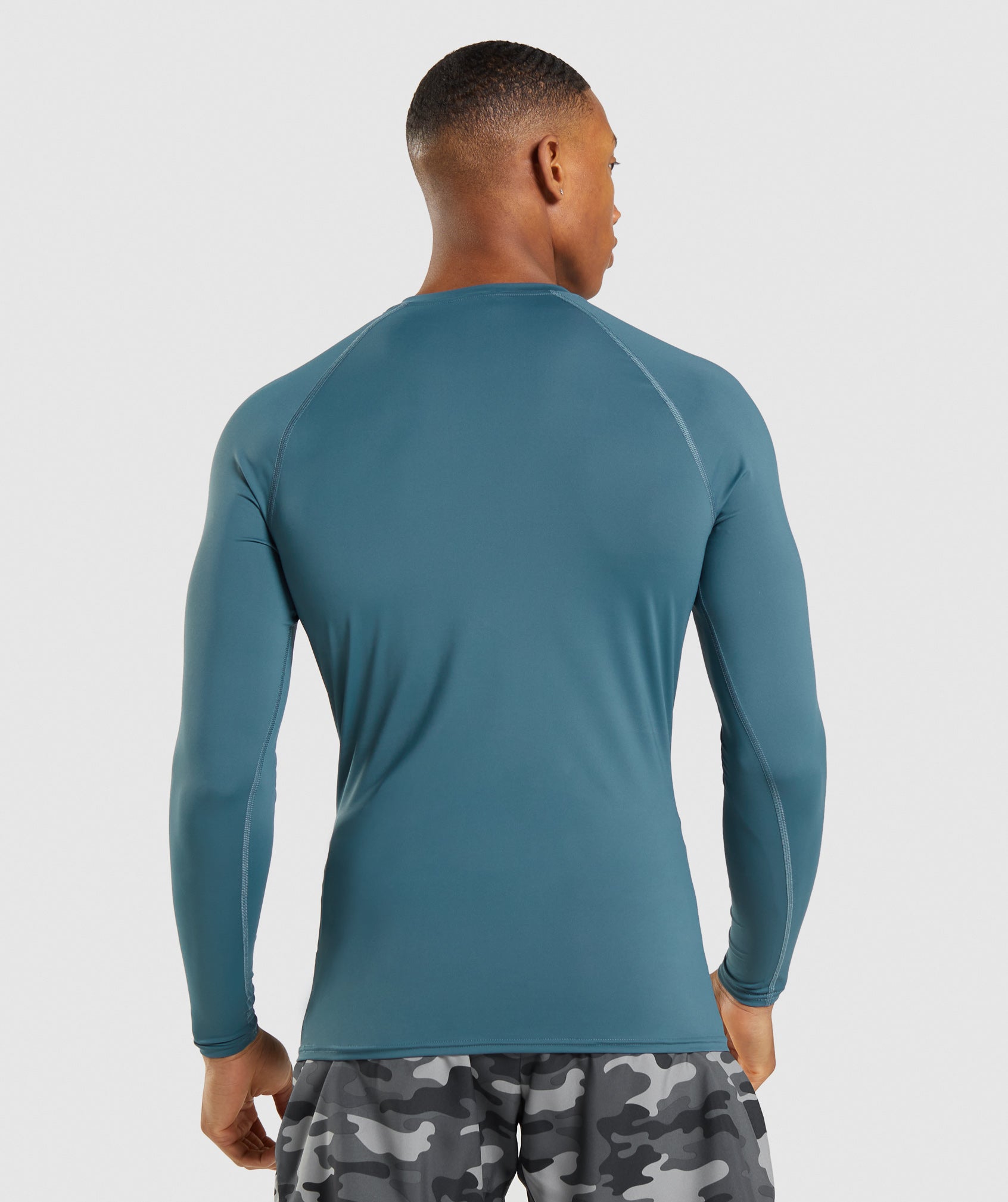 Gymshark Element Baselayer Long Sleeve T-Shirt - Tuscan Teal