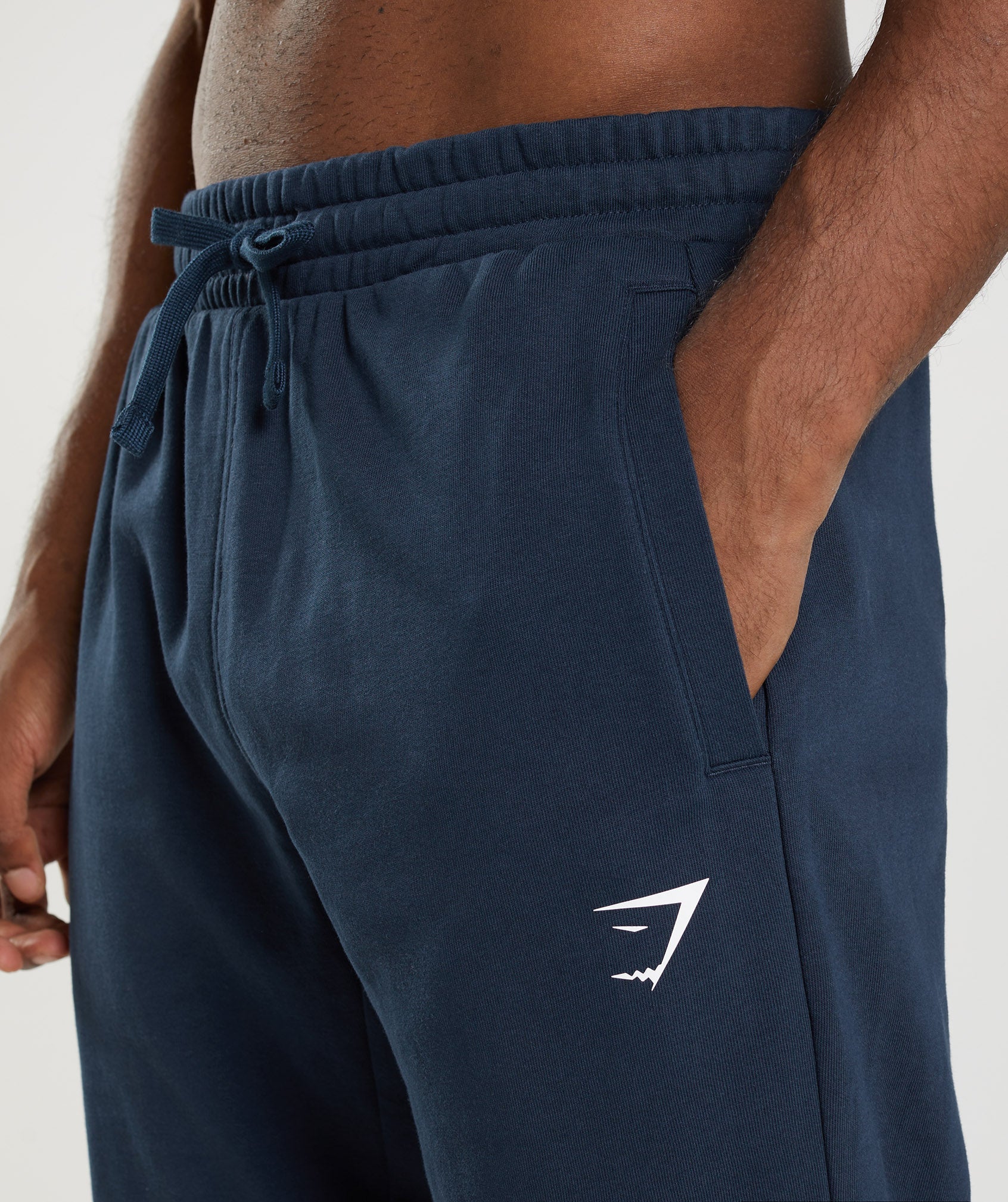 Essential Oversized Joggers in Navy - view 4