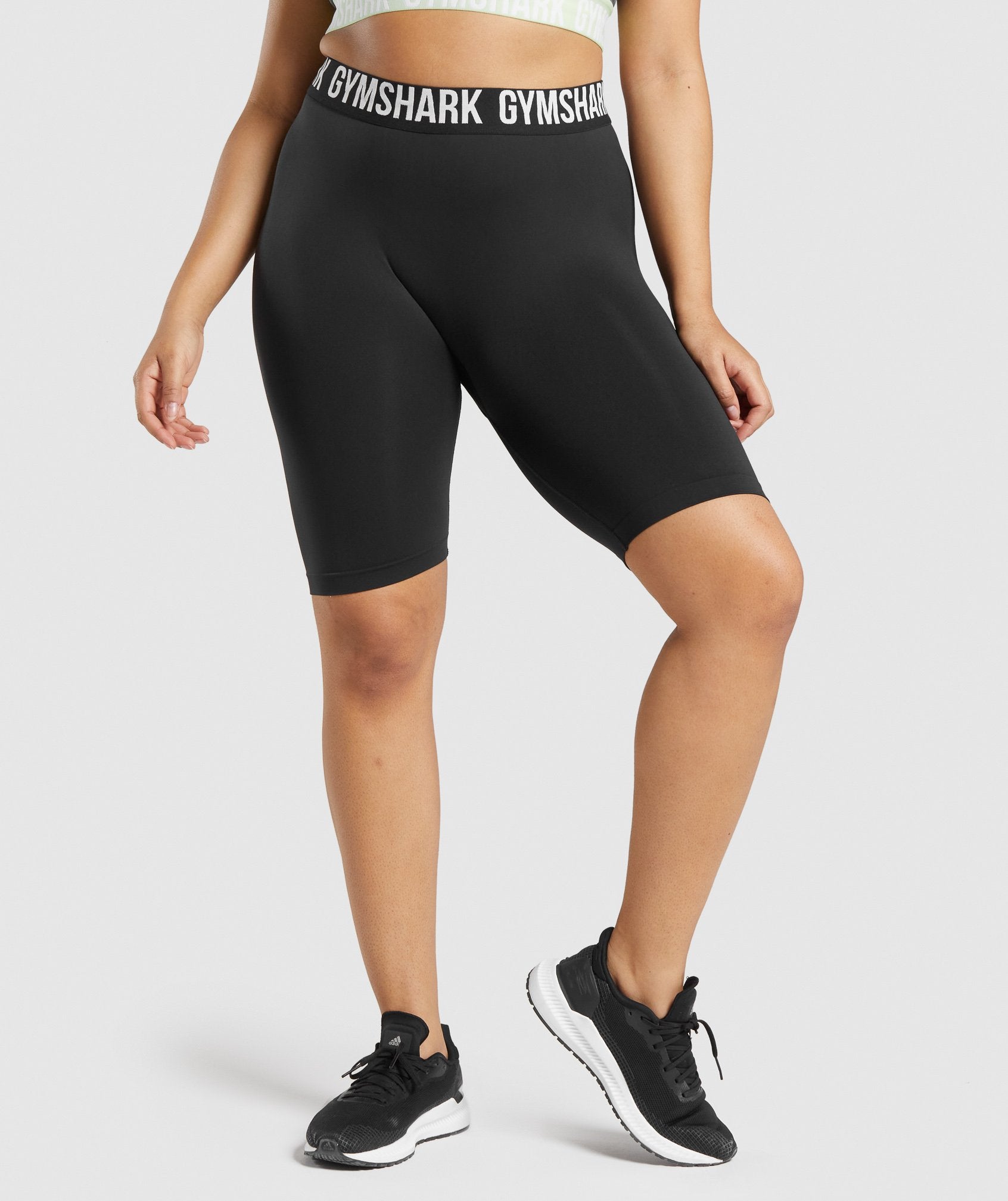 Fit Seamless Cycling Shorts in Black - view 1