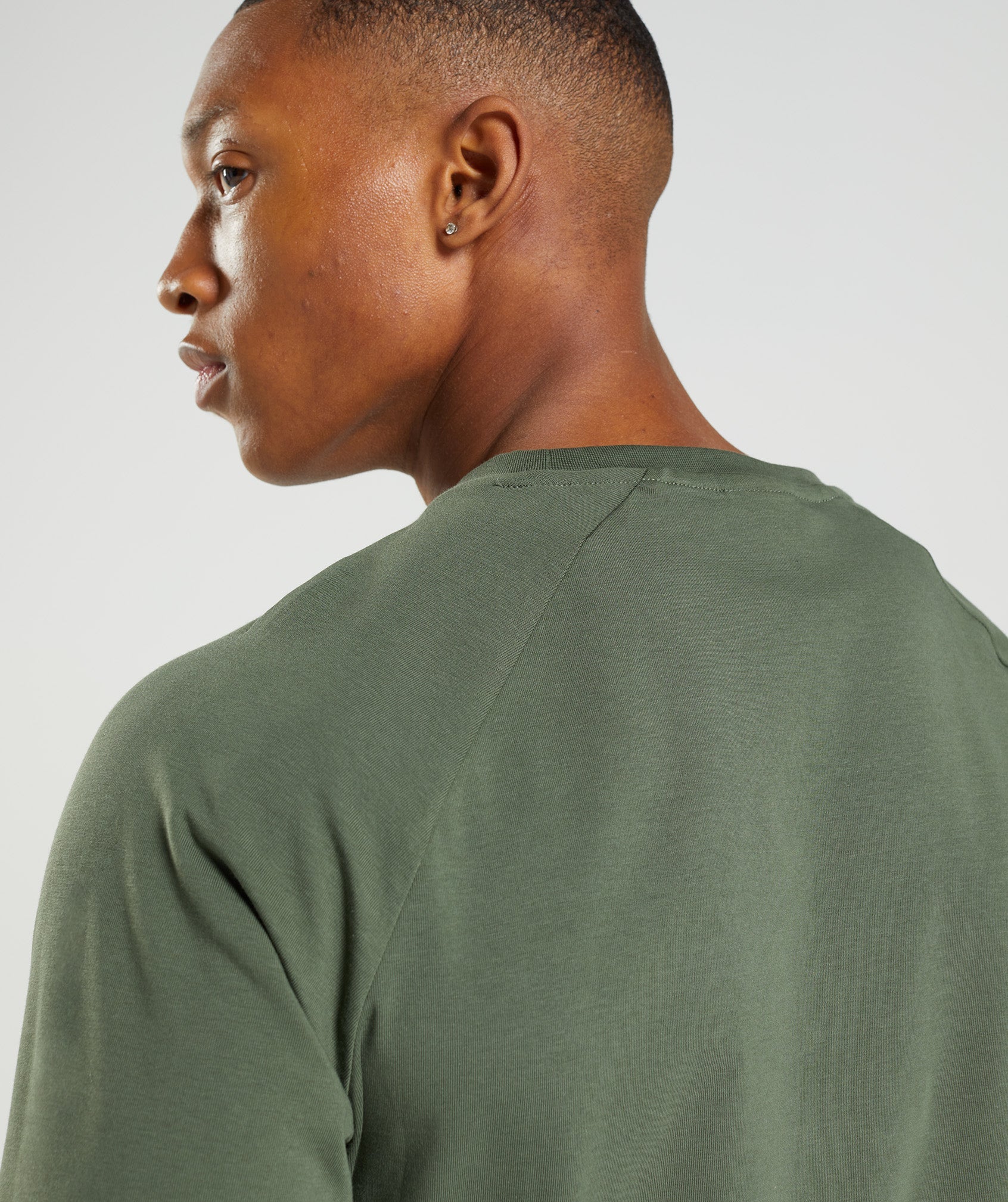 Apollo Camo Long Sleeve T-Shirt in Camo Green - view 6