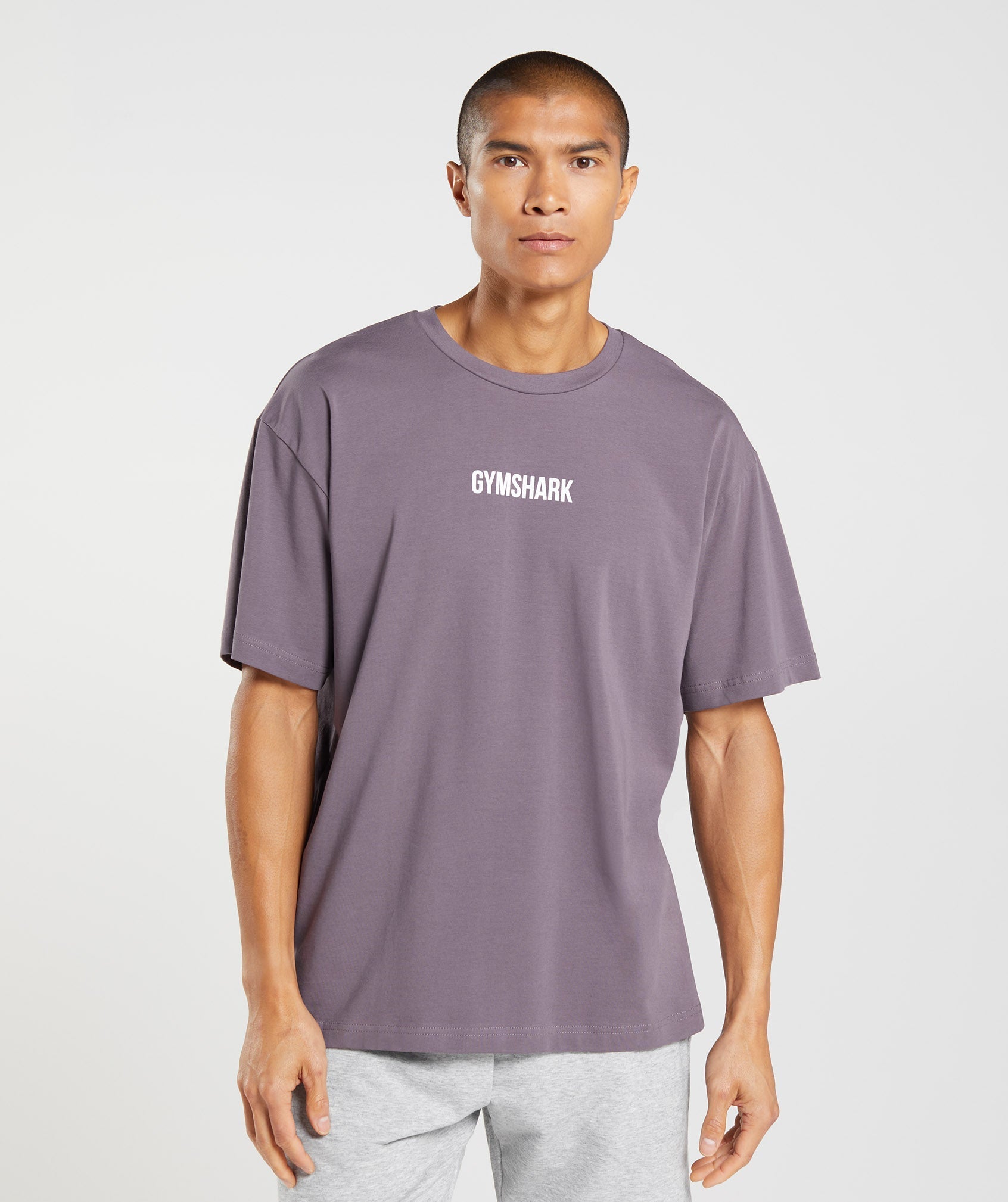Outline Oversized T-Shirt in Musk Lilac - view 2