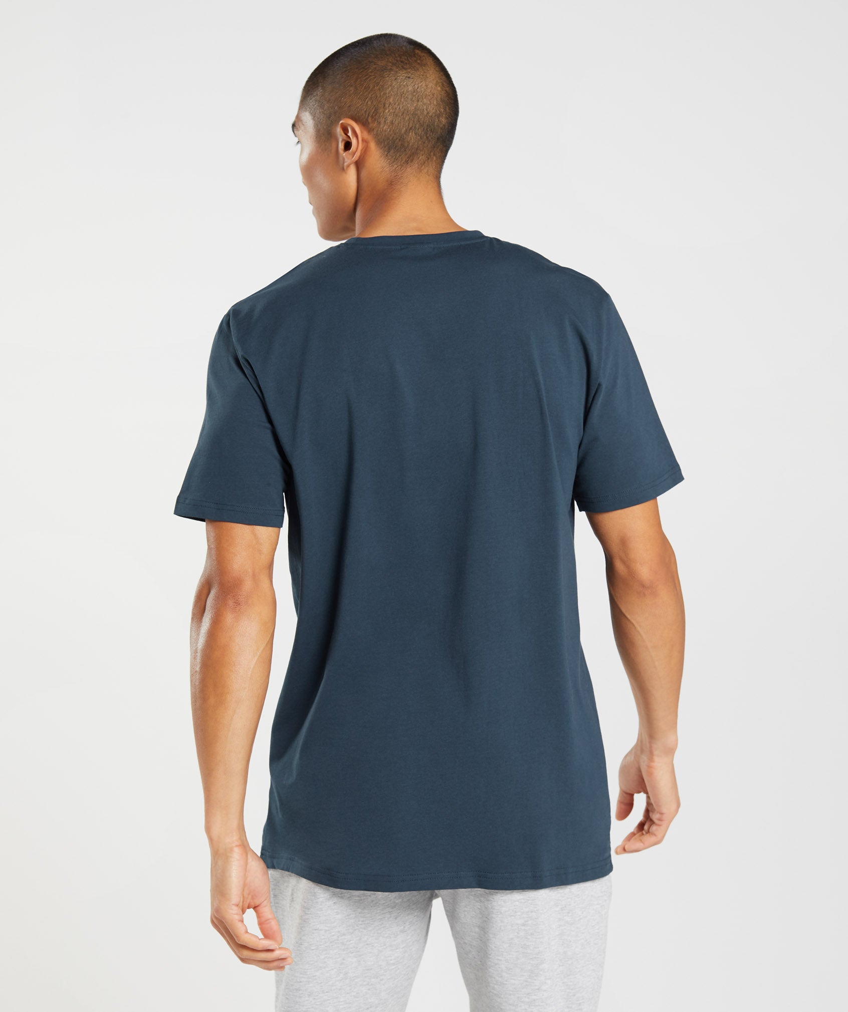 Outline T-Shirt in Navy - view 2