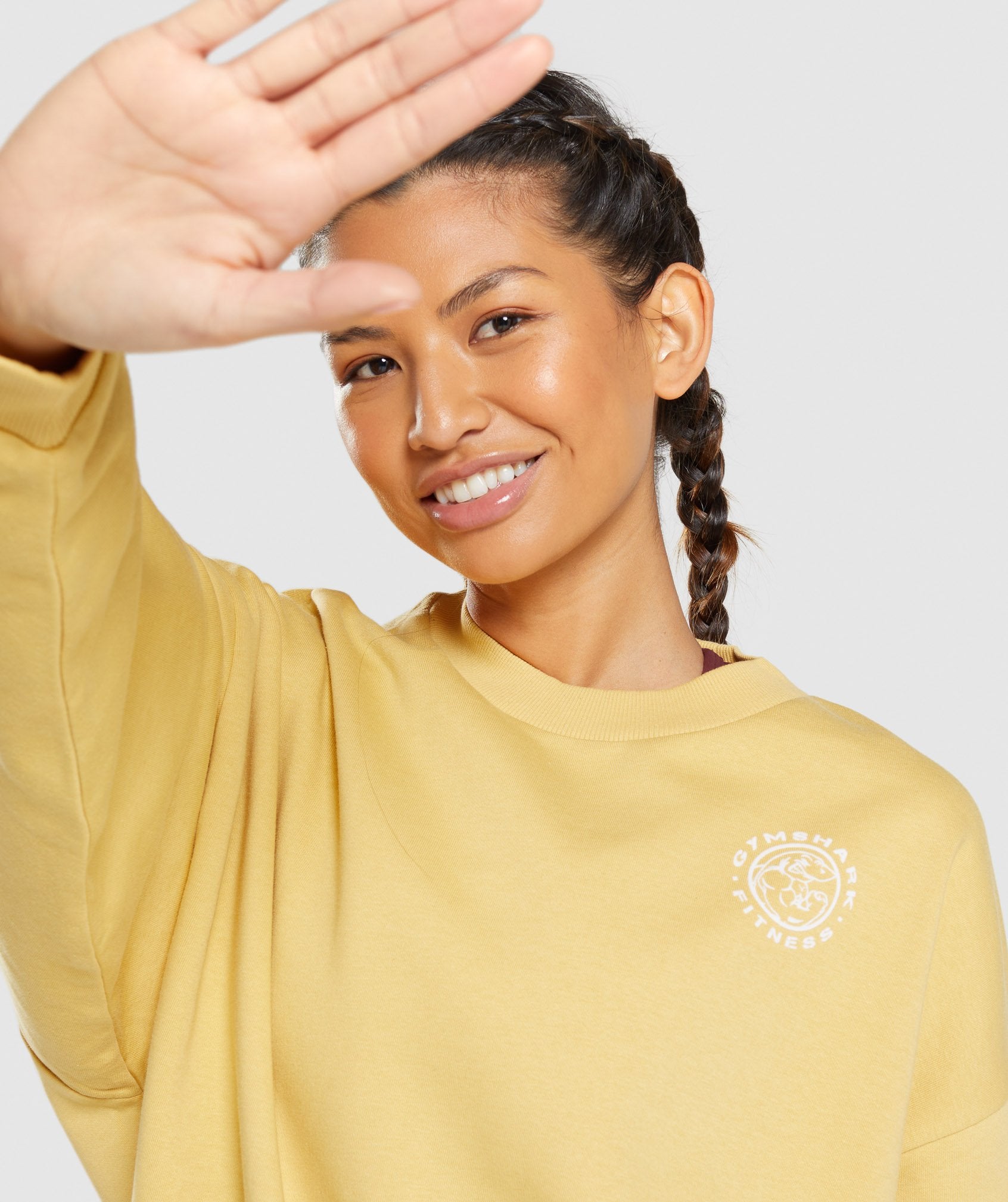 Legacy Graphic Sweatshirt in Yellow - view 6