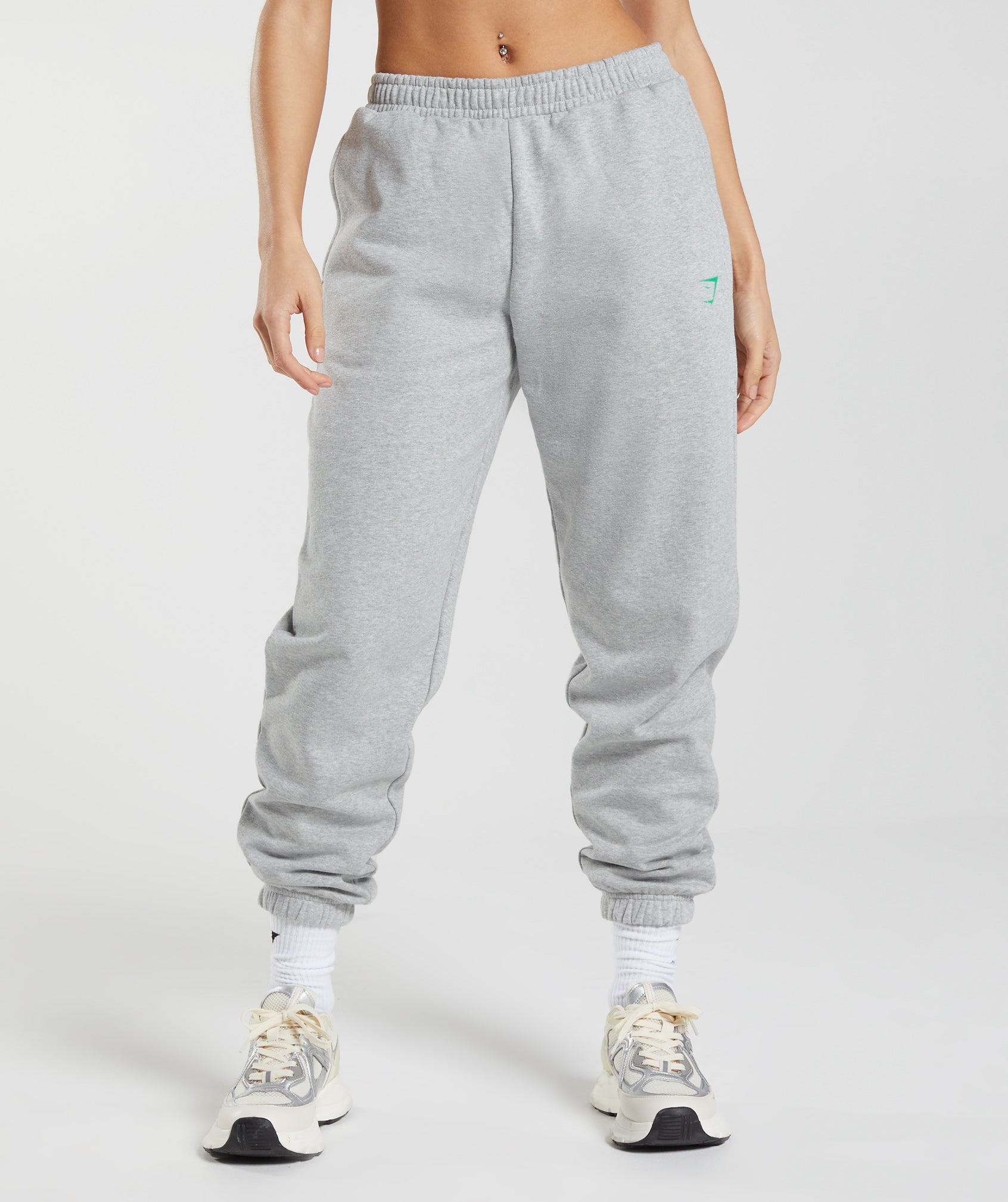 Maxed Out Joggers in Light Grey Marl - view 2