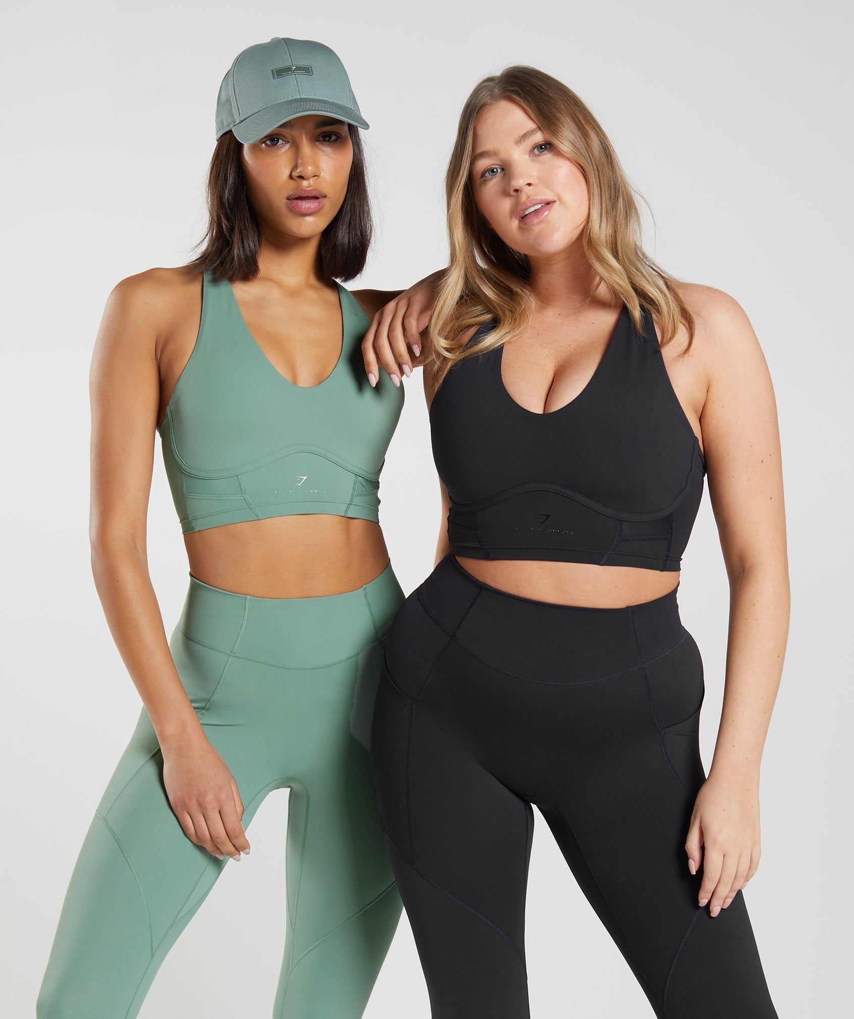 Gymshark Whitney Longline Bra - Leaf Green