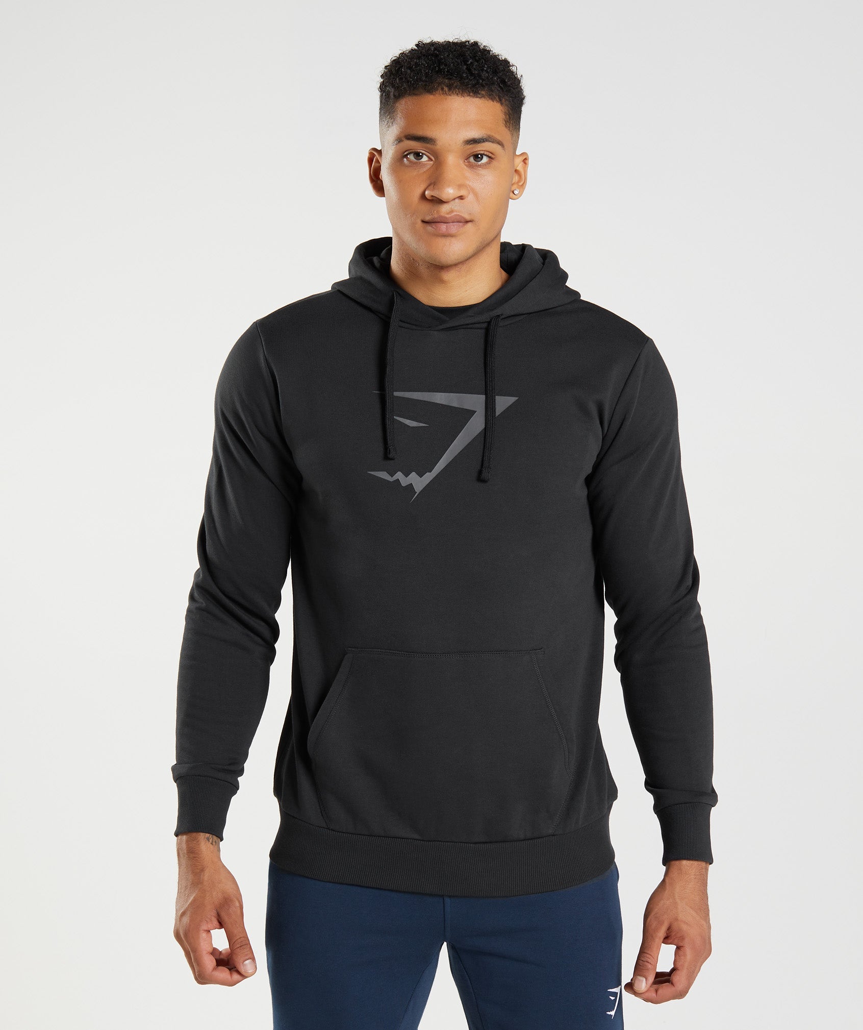 Sharkhead Infill Hoodie in Black