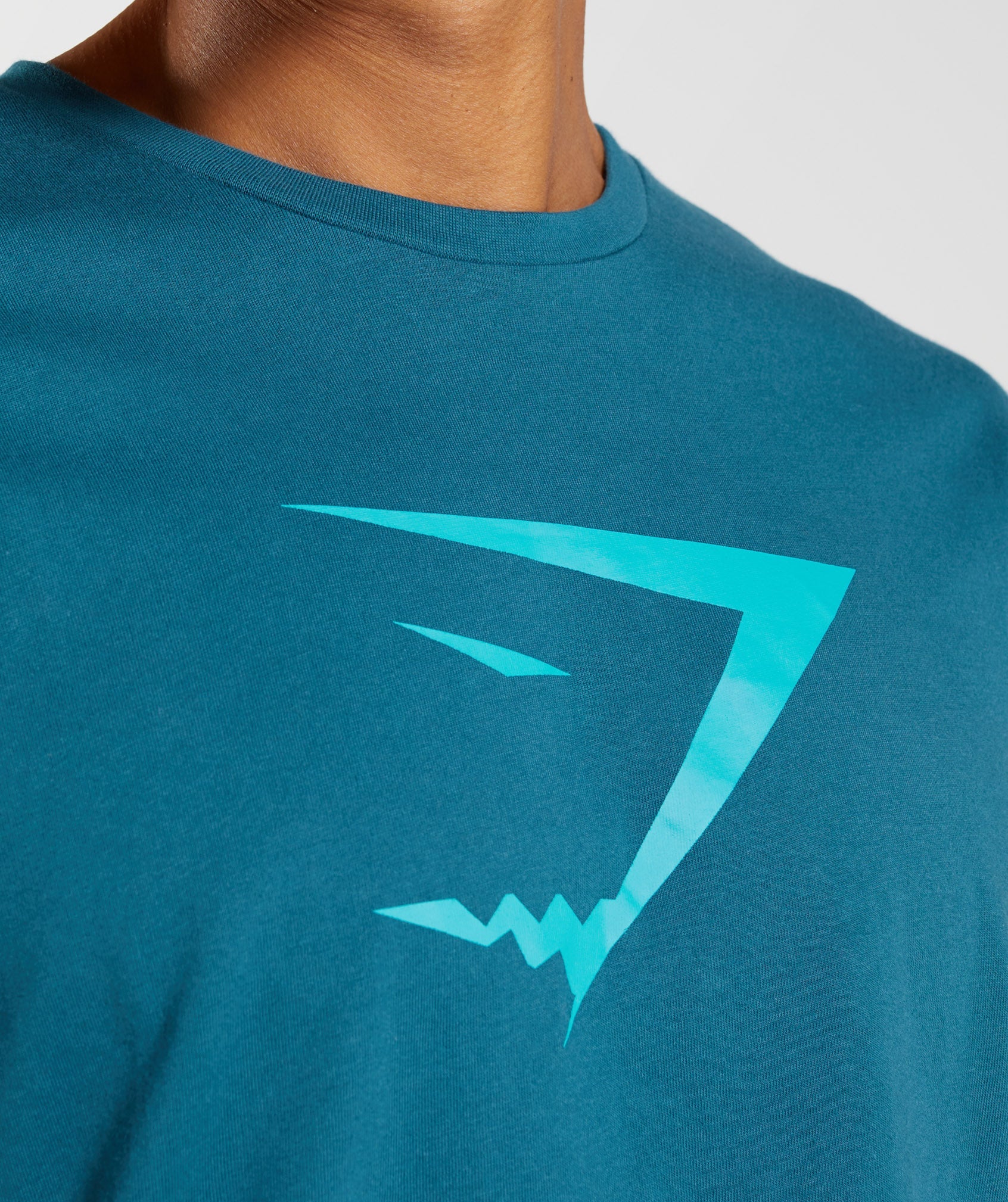 Sharkhead Infill T-Shirt in Atlantic Blue