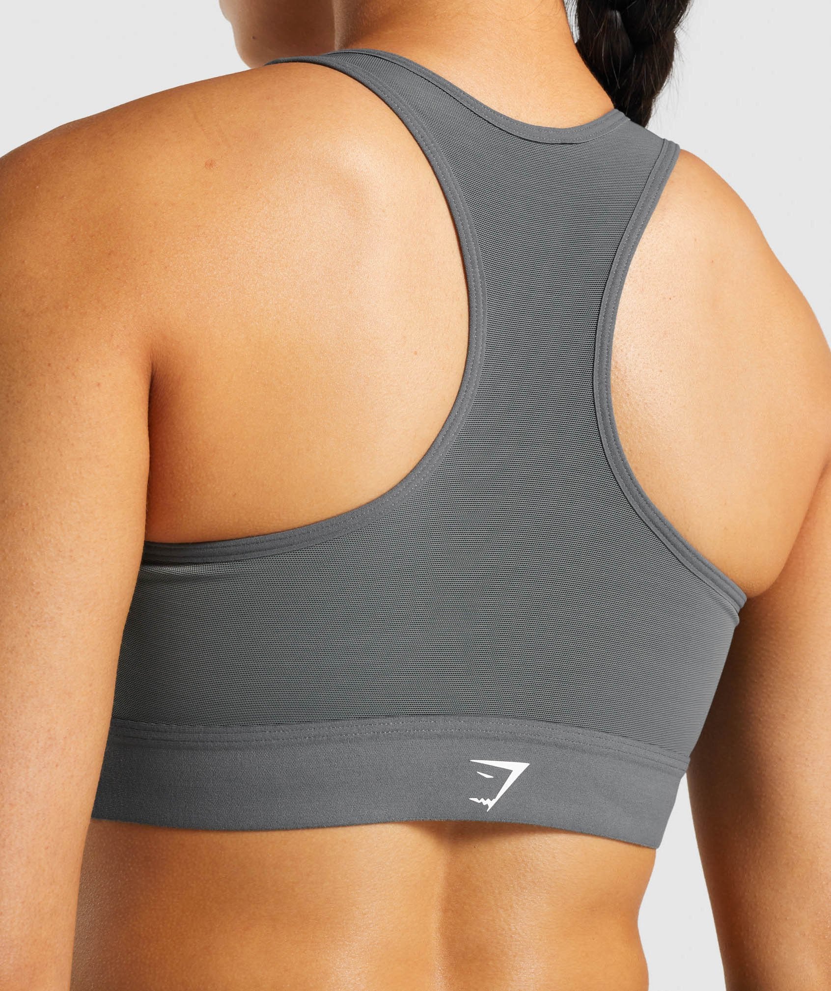 Lightweight High Support Sports Bra in Charcoal