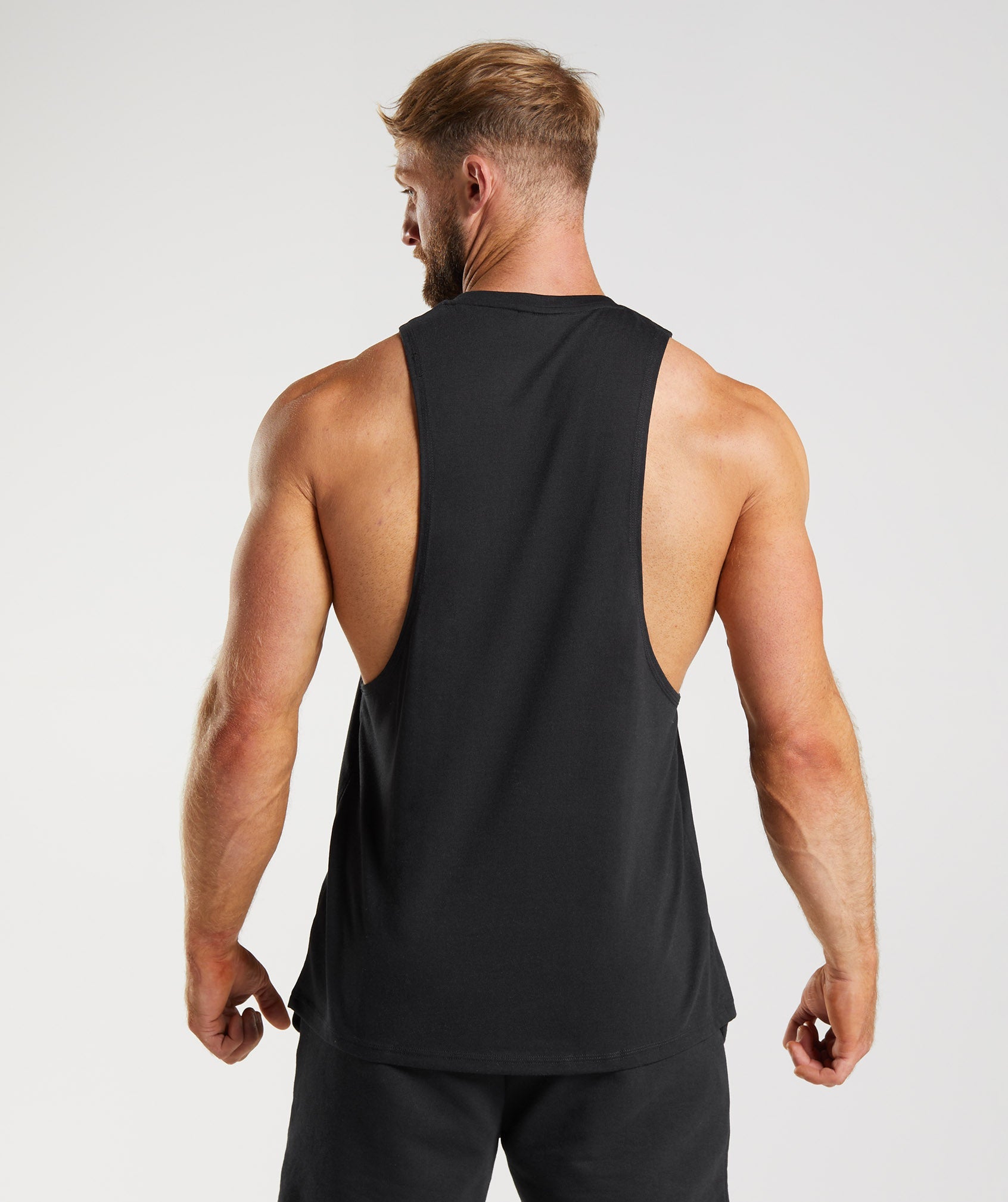 Gymshark Legacy Drop Arm Tank - Black