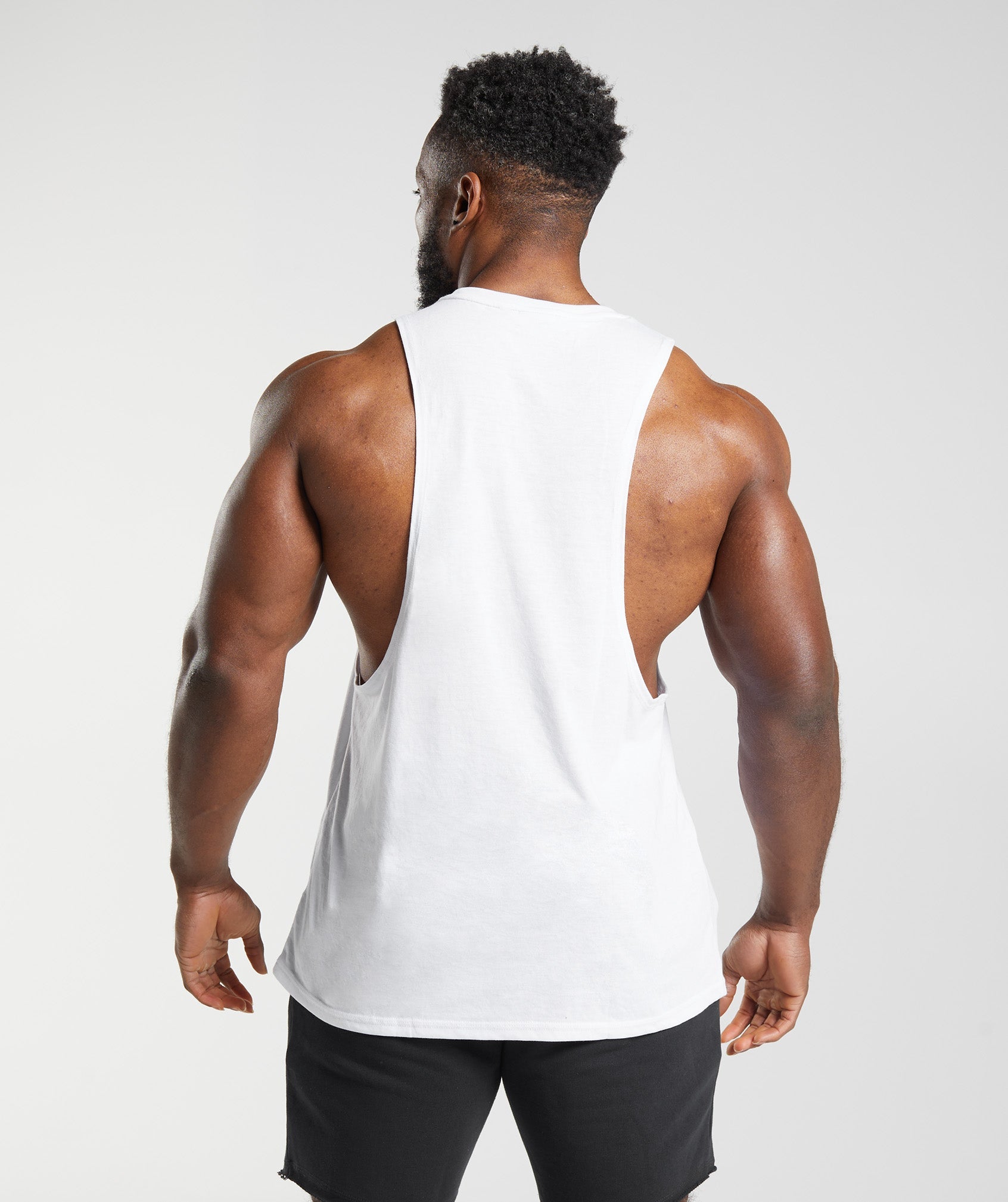 Gymshark React Drop Arm Tank - White