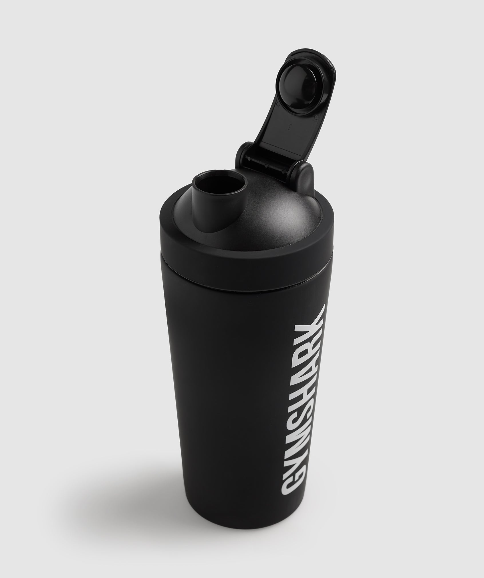 Matte Metal Shaker Bottle in Black - view 2