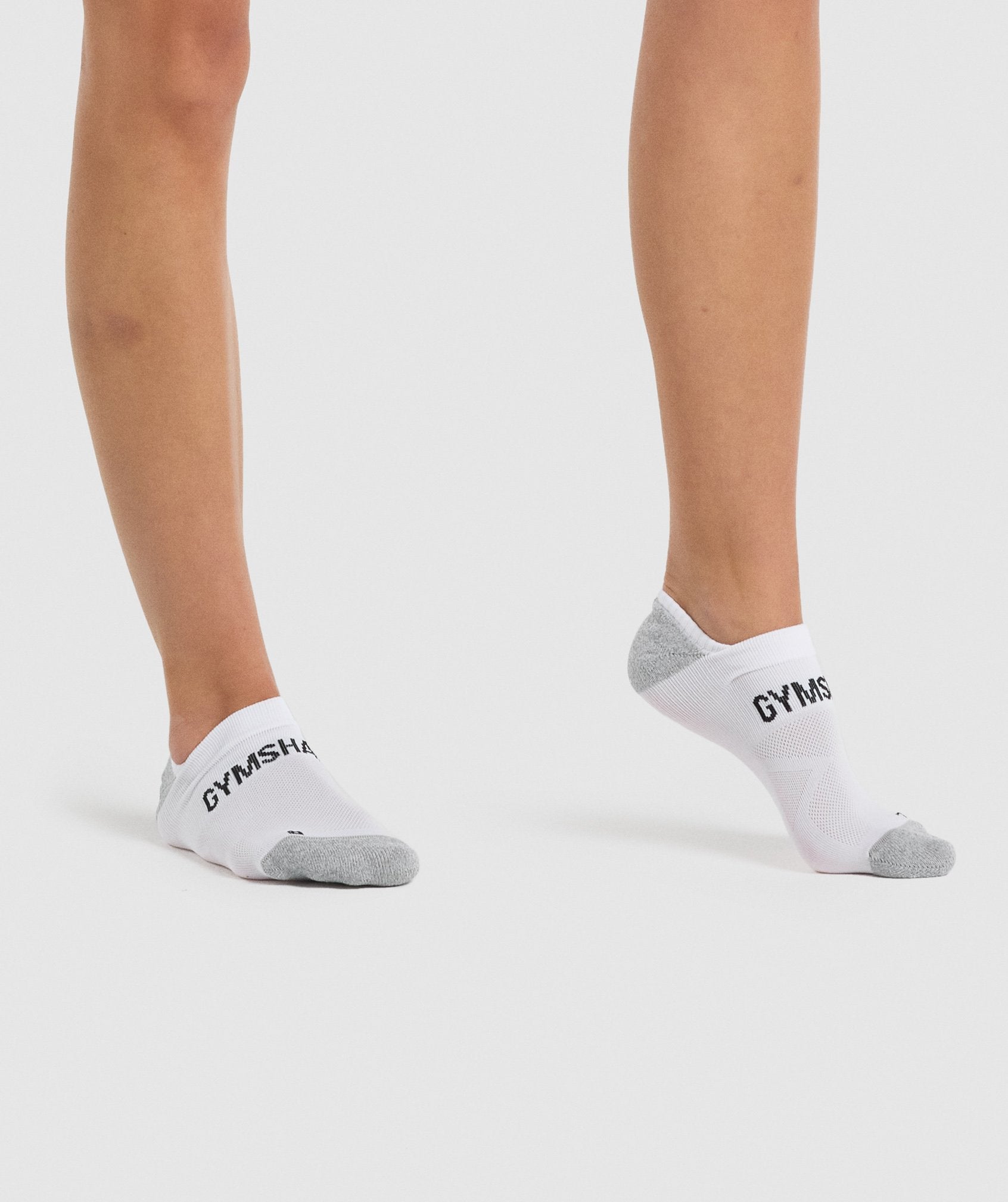 No Show Performance Socks in White - view 1