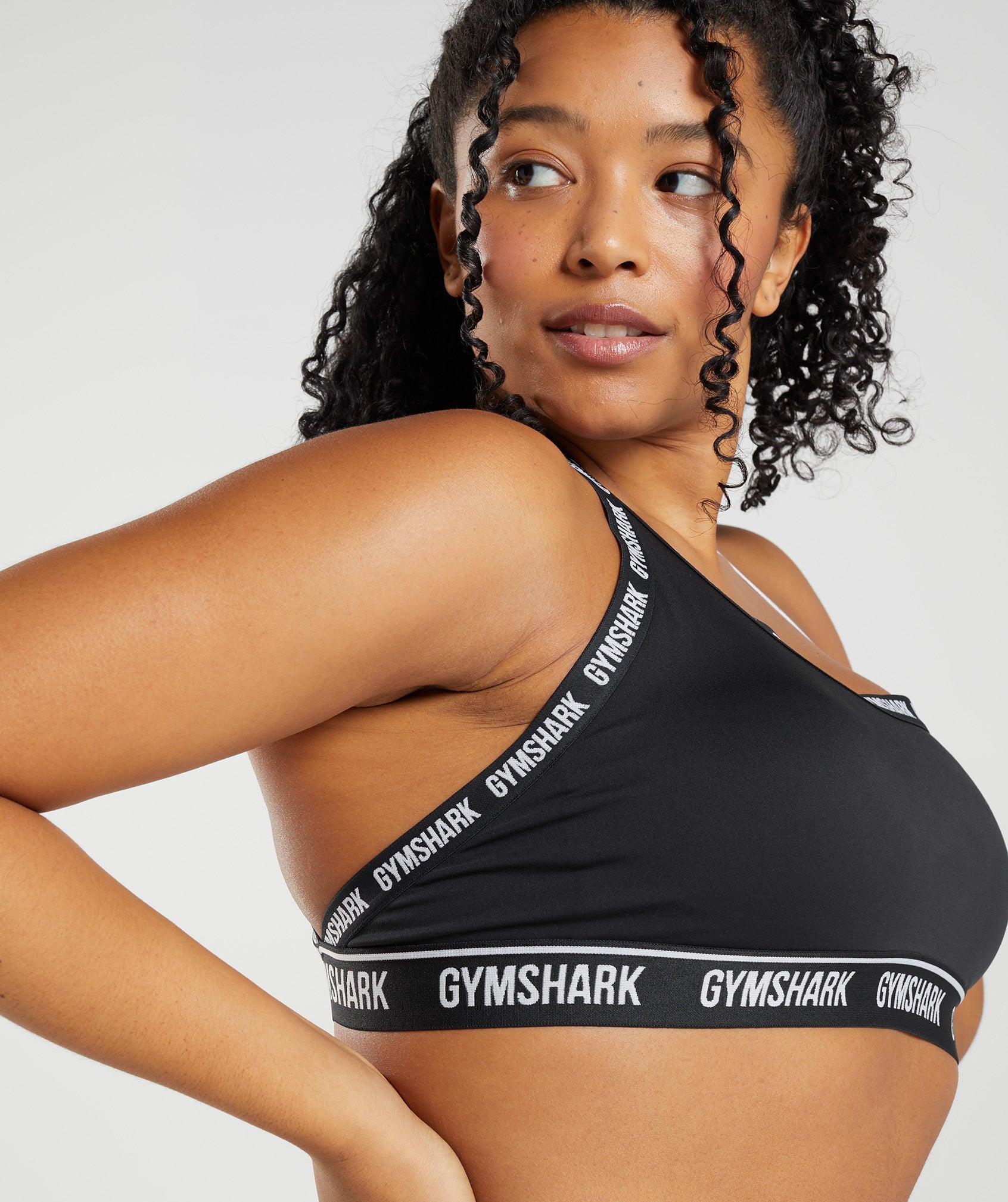 Strike Sports Bra in Black/White - view 6