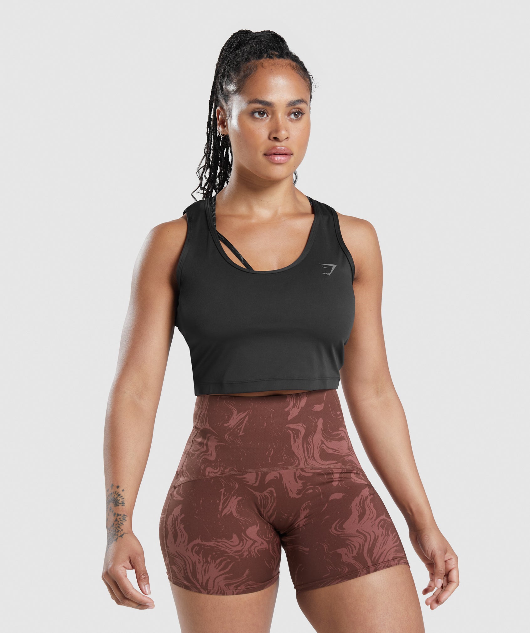 GS Power Open Back Cropped Tank